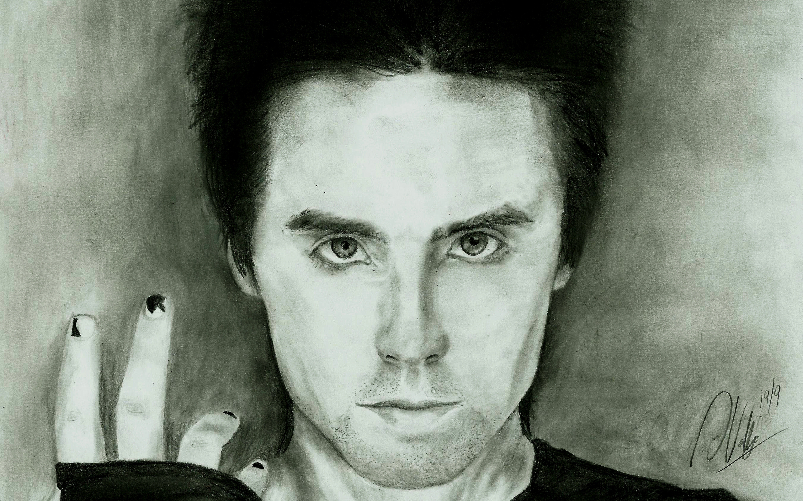 Jared Leto portrait HD Wallpaper