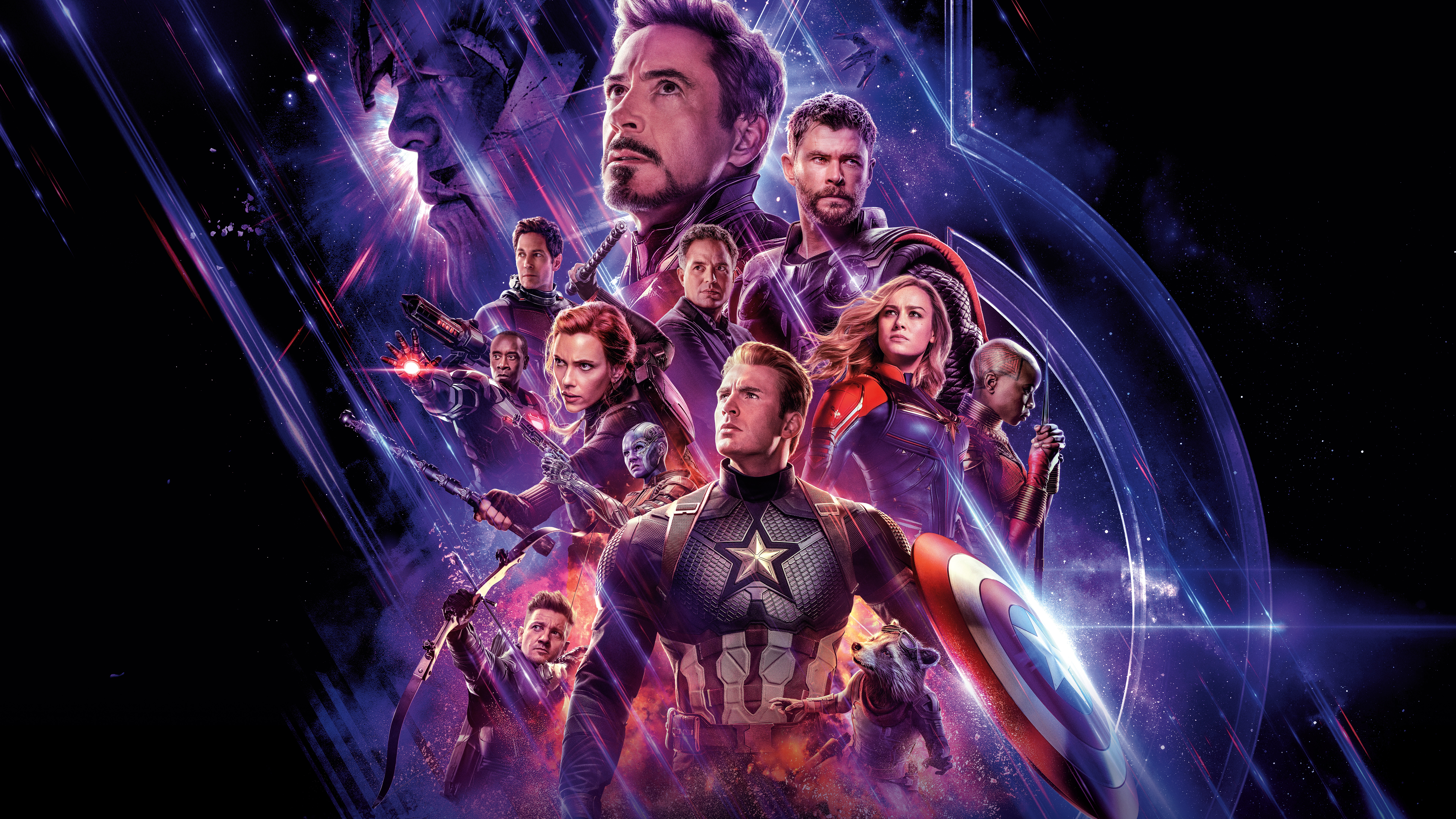 Avengers: Endgame Poster with Thanos HD Wallpaper