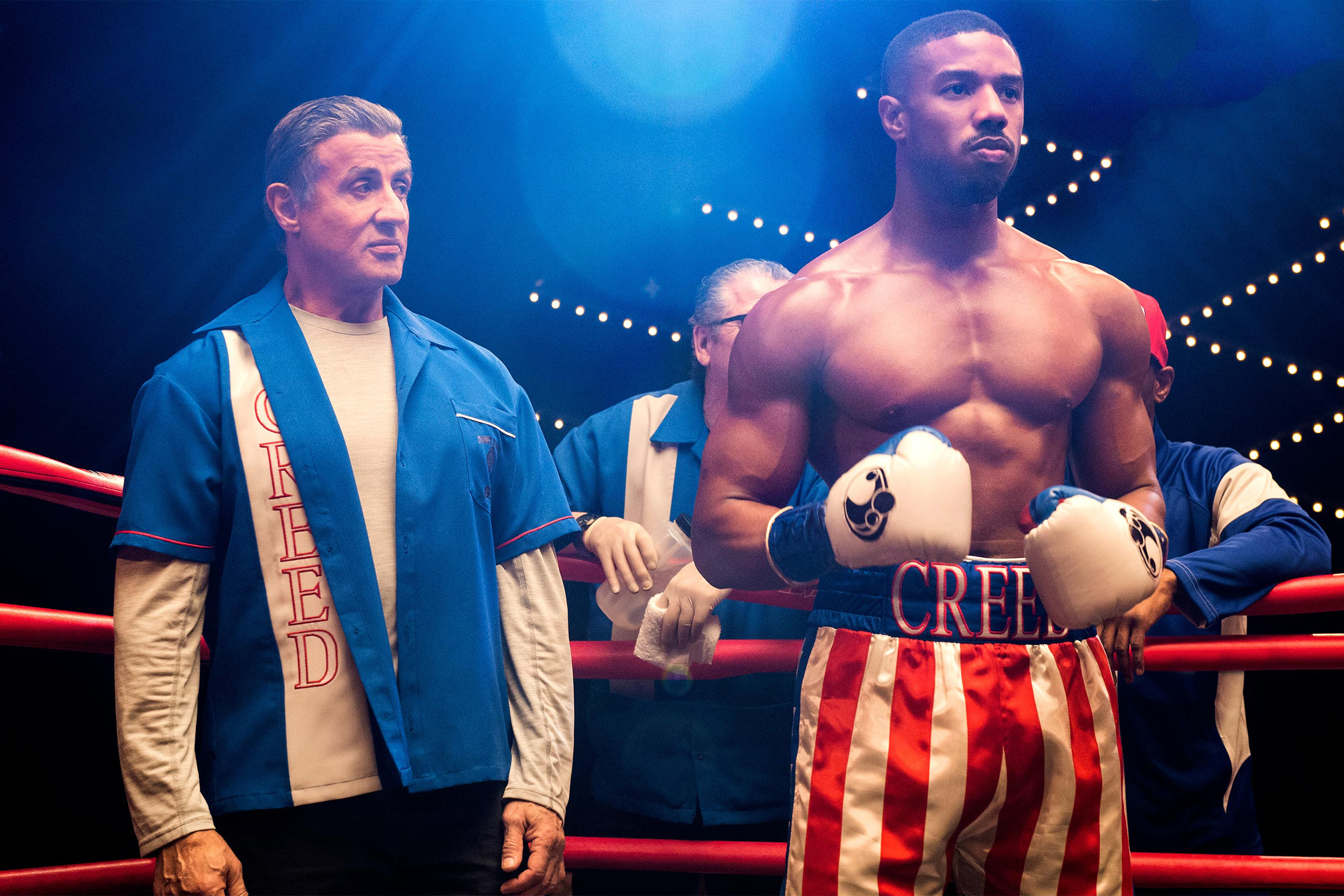Michael B. Jordan and Sylvester Stallone in Creed HD Wallpaper