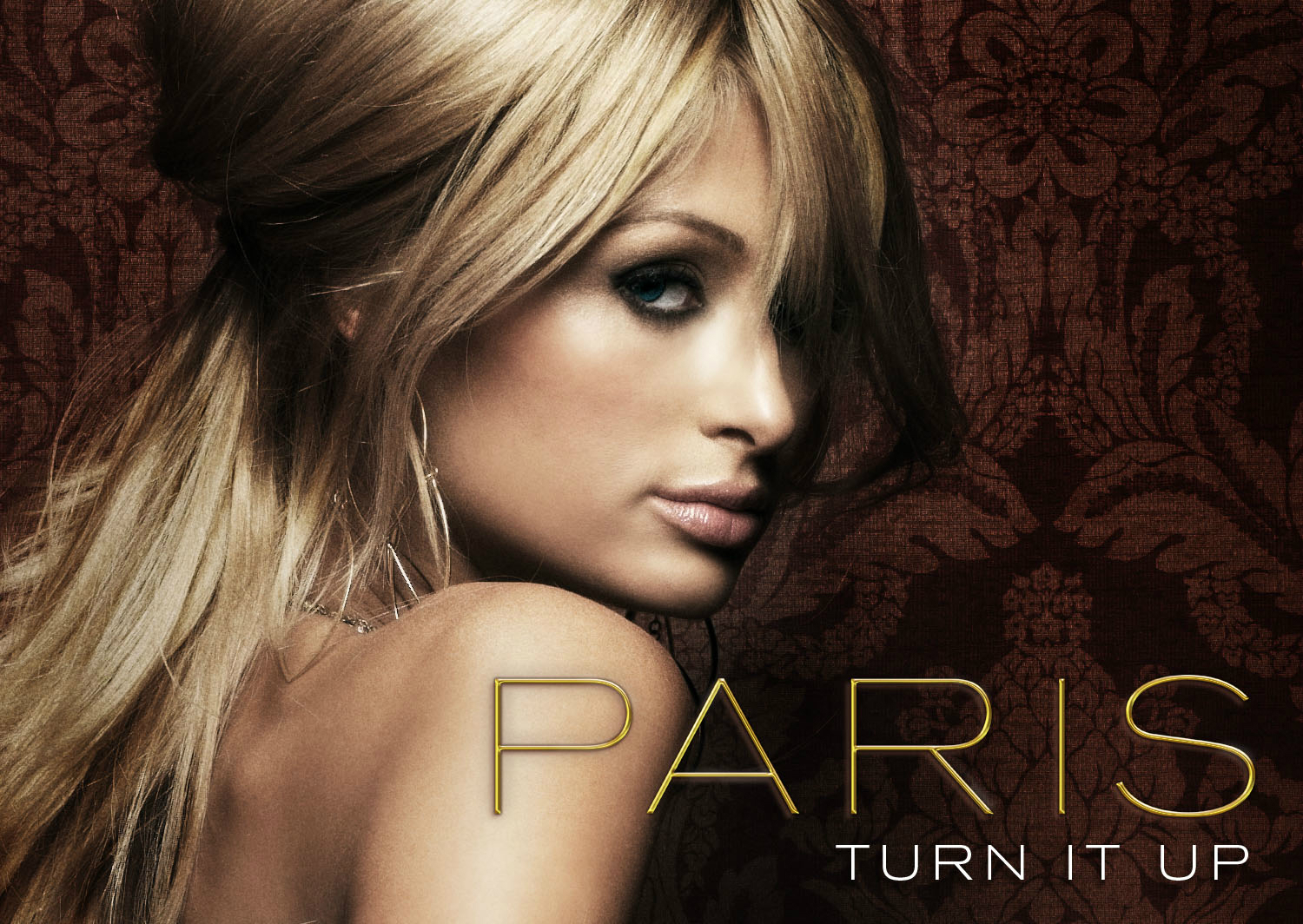 Paris Hilton Turn It Up Album Cover HD Wallpaper