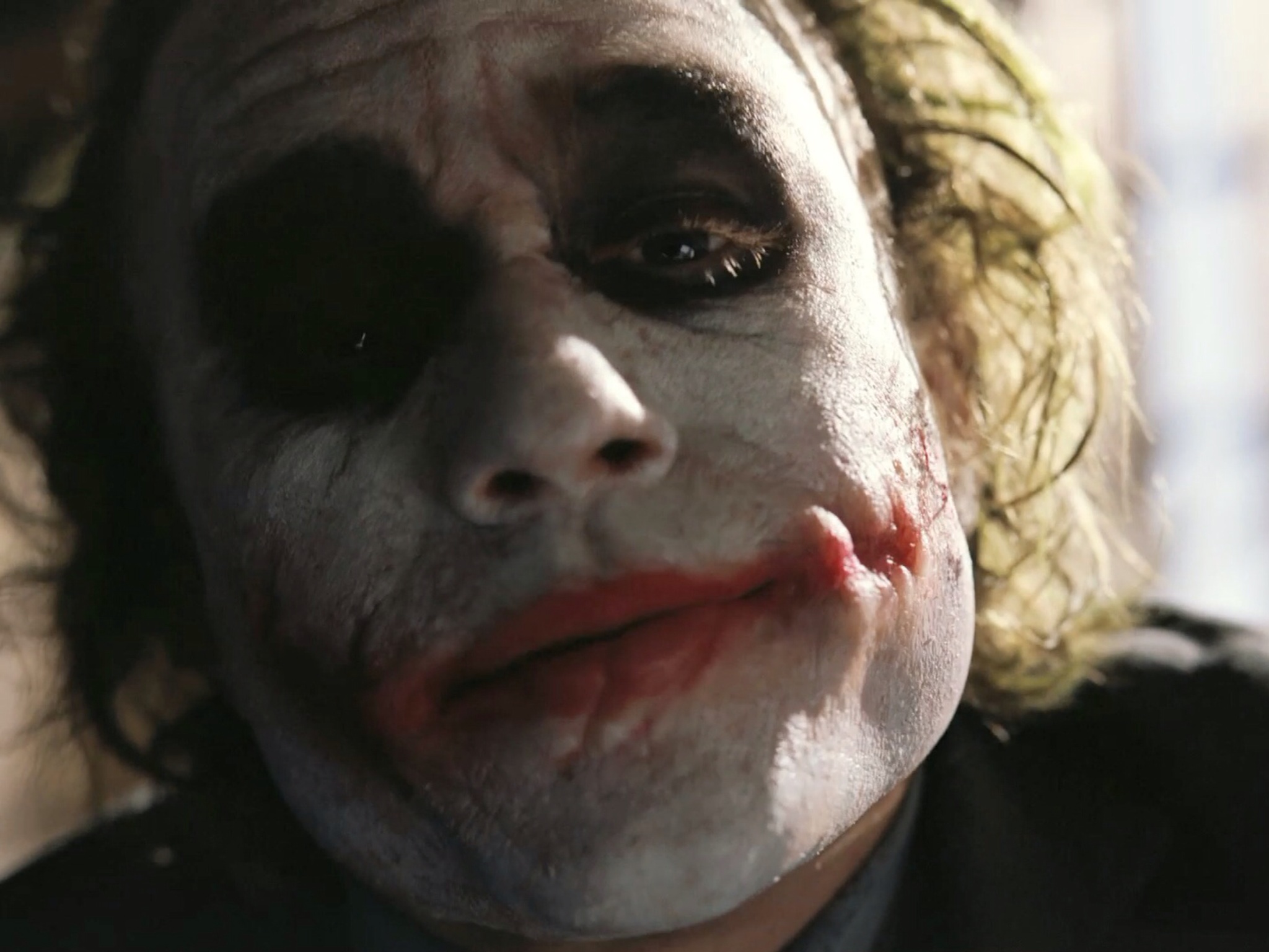 Heath Ledger as the Joker HD Wallpaper