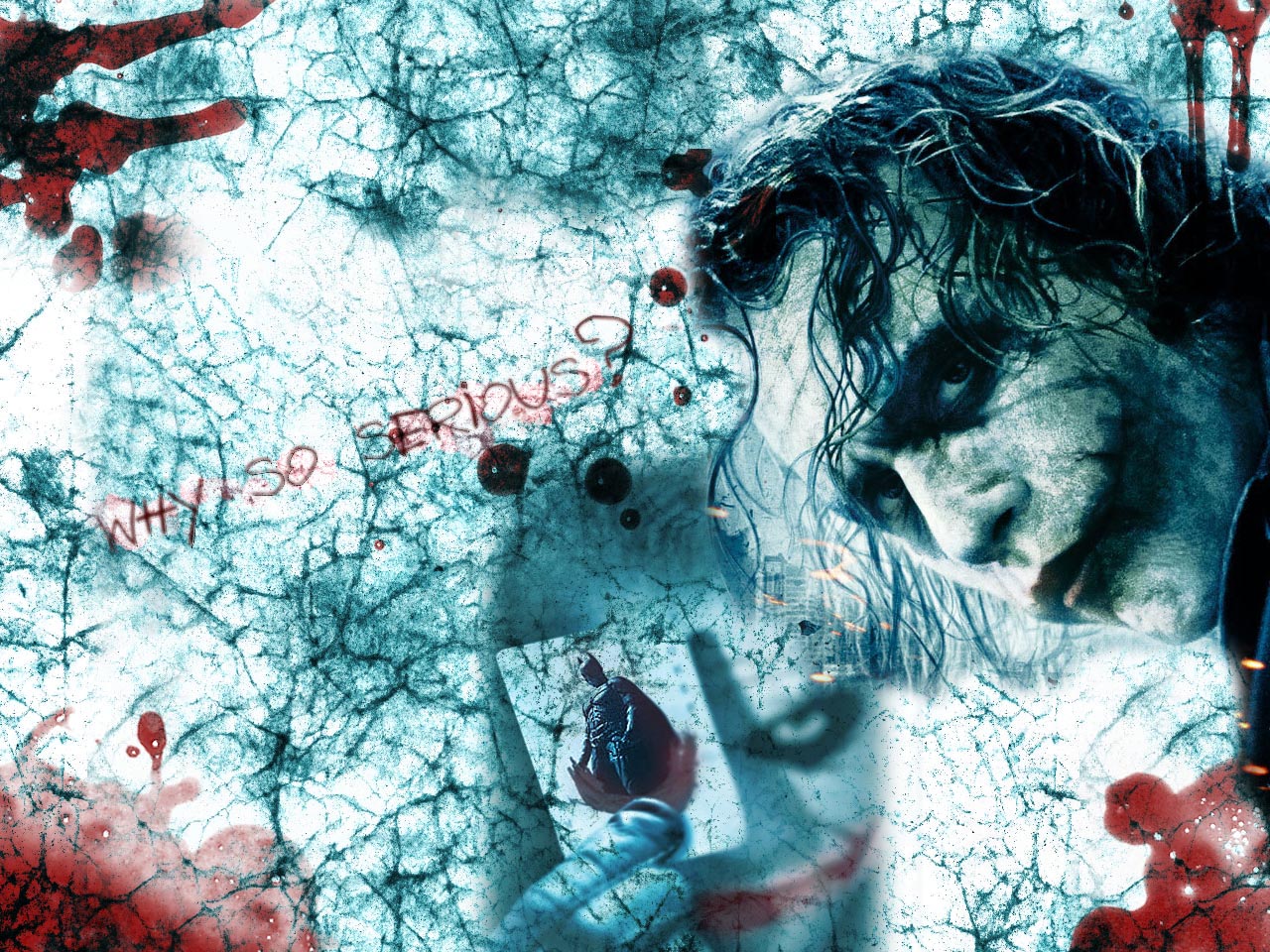 Heath Ledger as the Joker HD Wallpaper