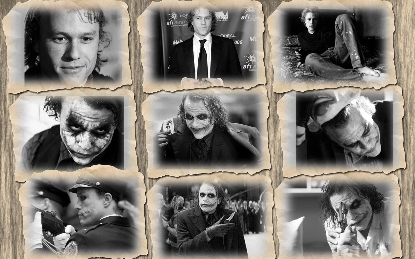 Heath Ledger as the Joker HD Wallpaper