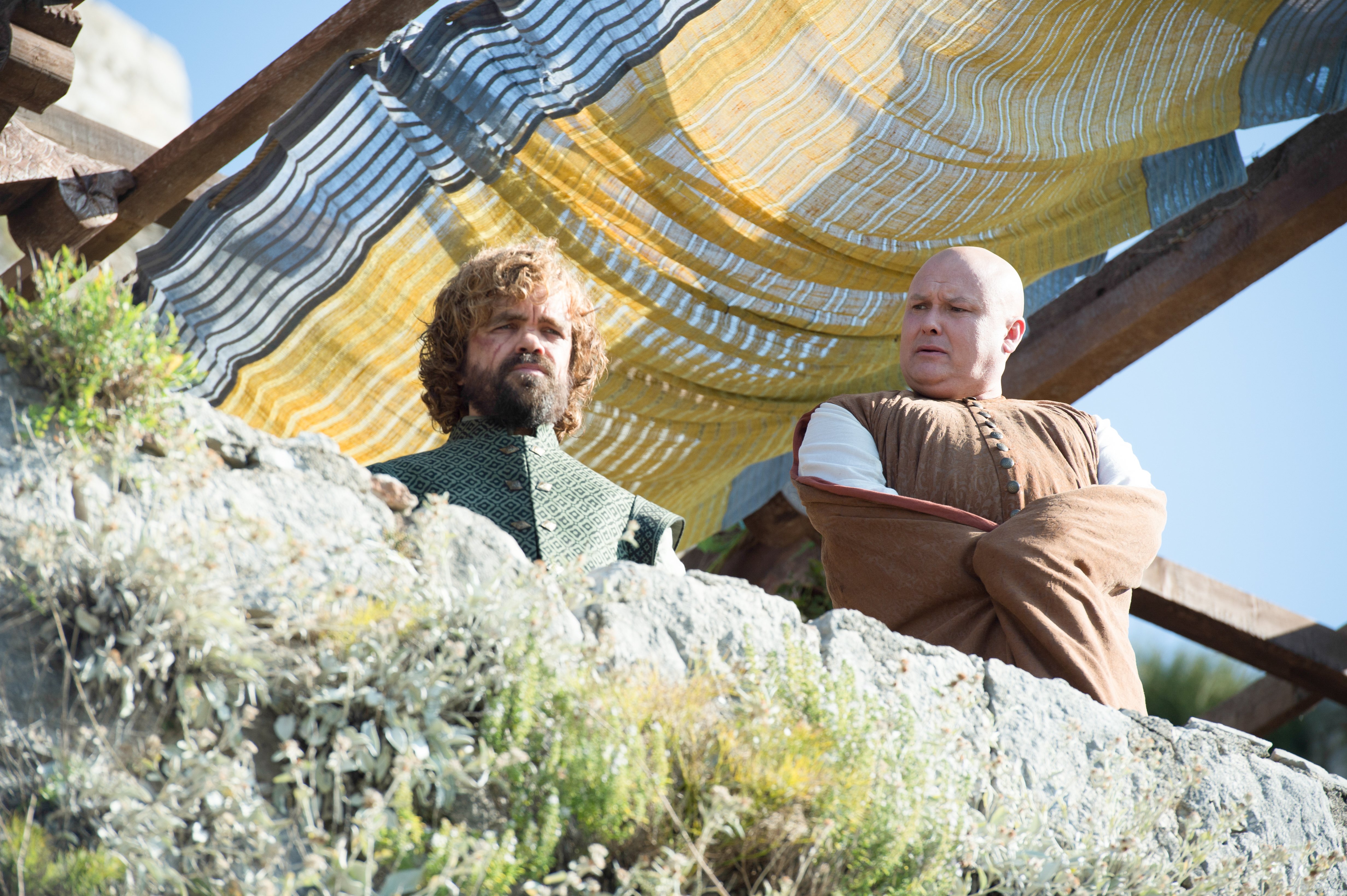 Tyrion Lannister and Lord Varys from Game of Thrones HD Wallpaper