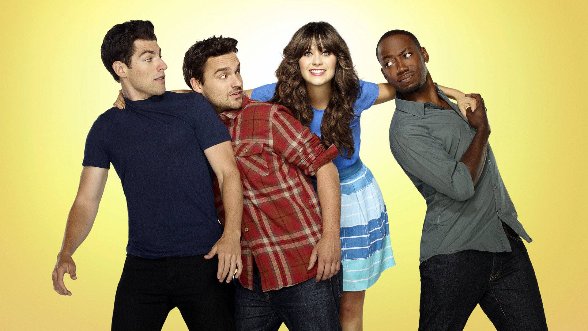 New Girl Cast HD Wallpaper