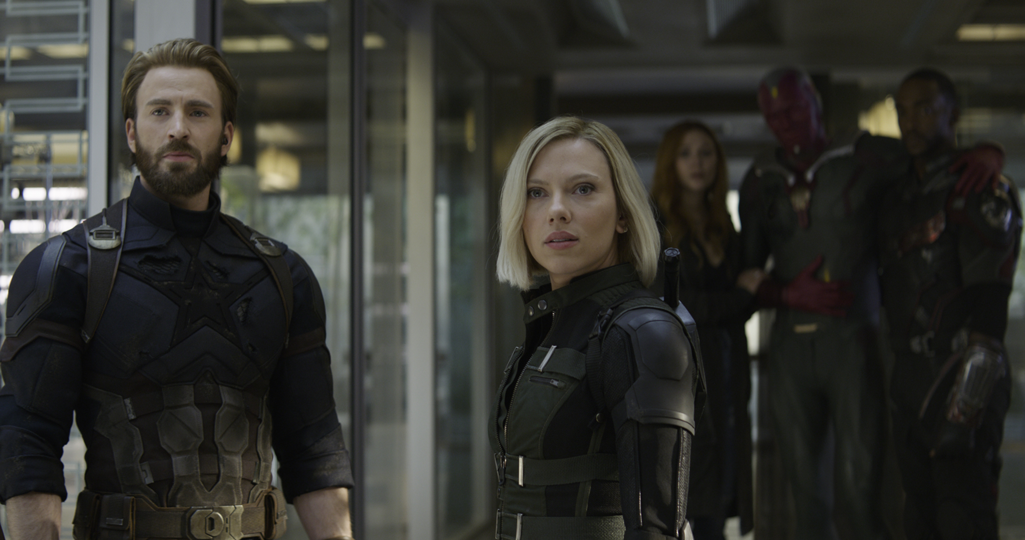 Captain America and Black Widow from Avengers HD Wallpaper