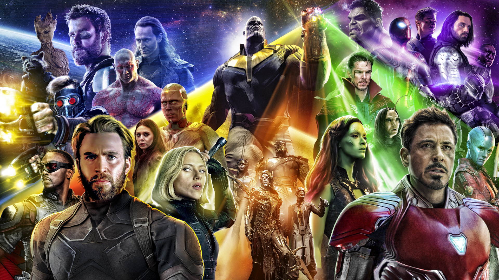 Avengers from Marvel Cinematic Universe HD Wallpaper
