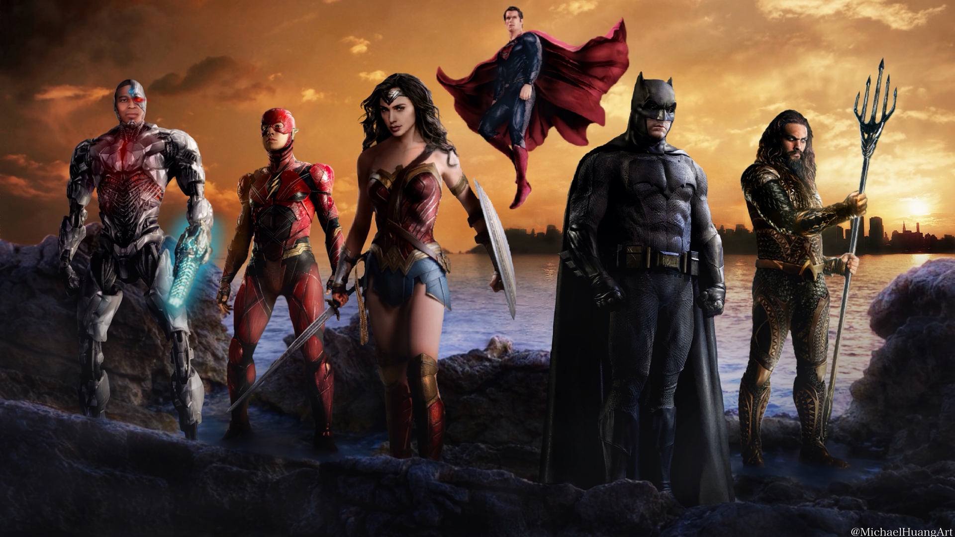 Justice League from DC Comics HD Wallpaper
