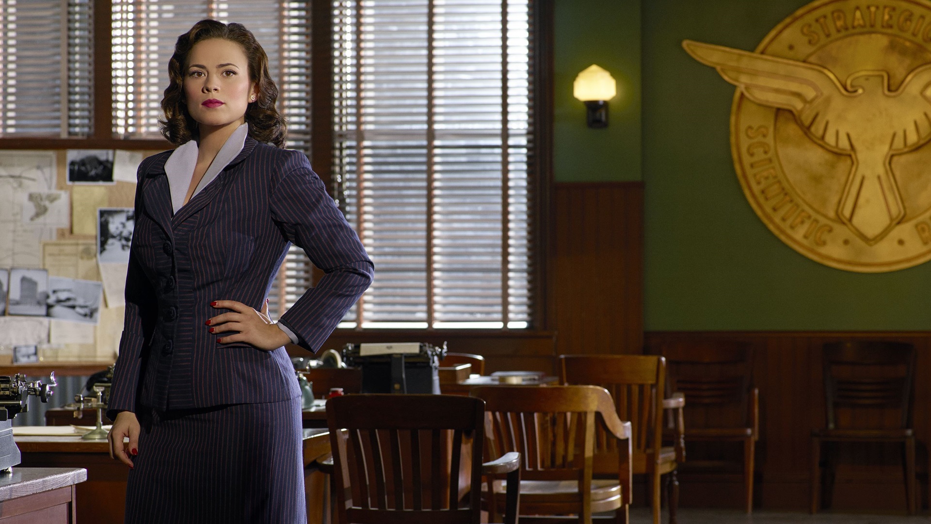 Peggy Carter from Captain America HD Wallpaper