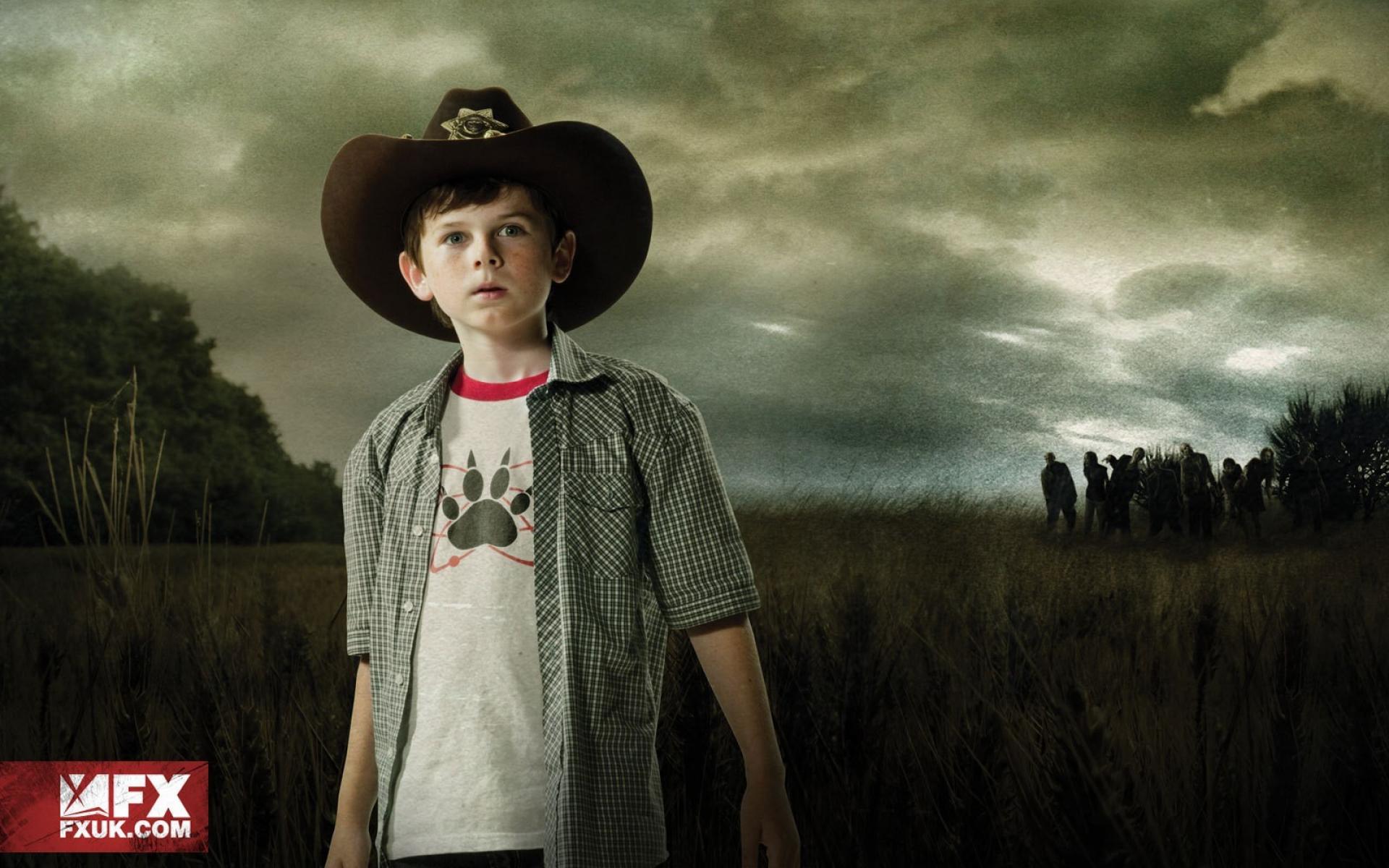 Carl Grimes from The Walking Dead HD Wallpaper