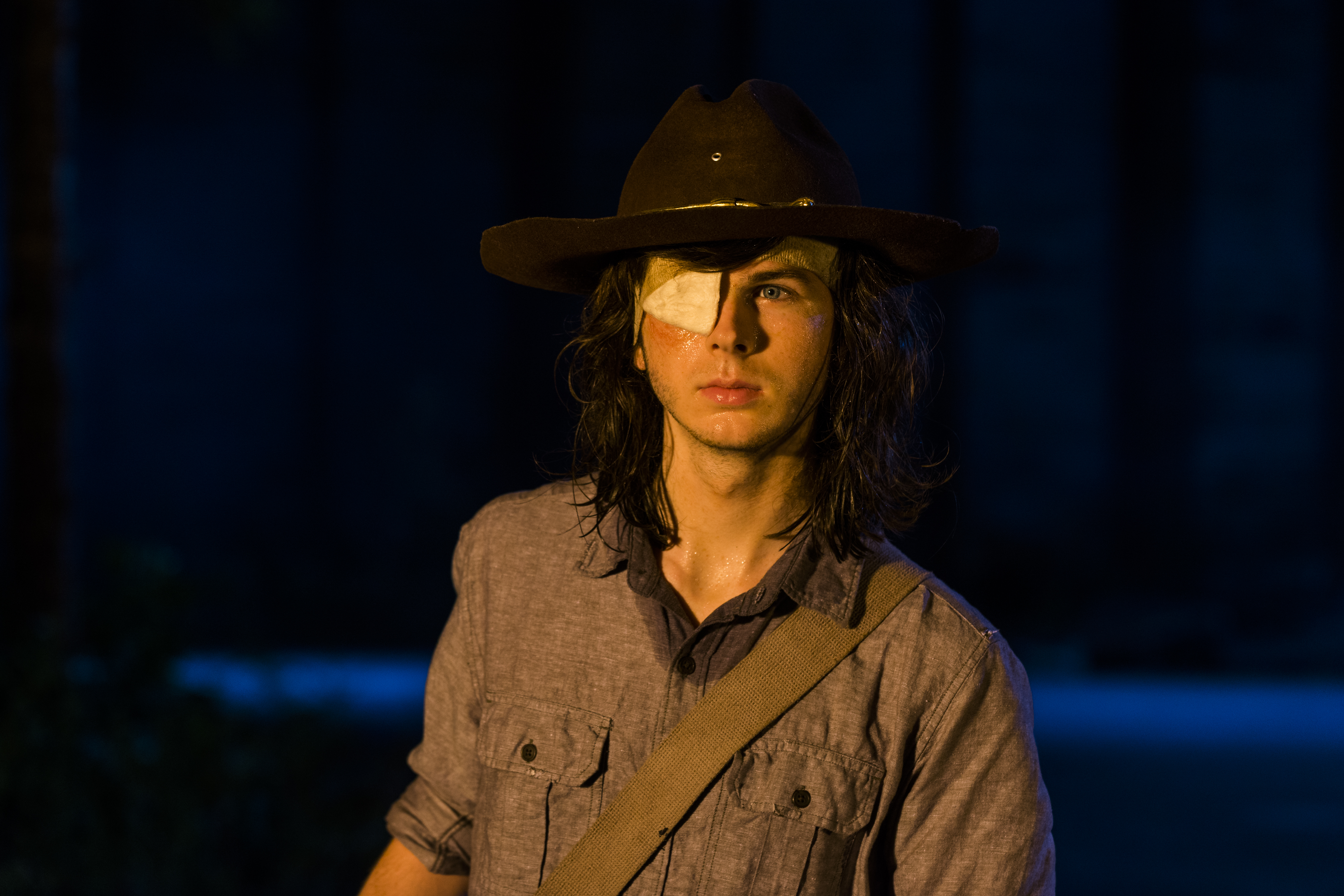 Chandler Riggs as Carl Grimes from The Walking Dead HD Wallpaper
