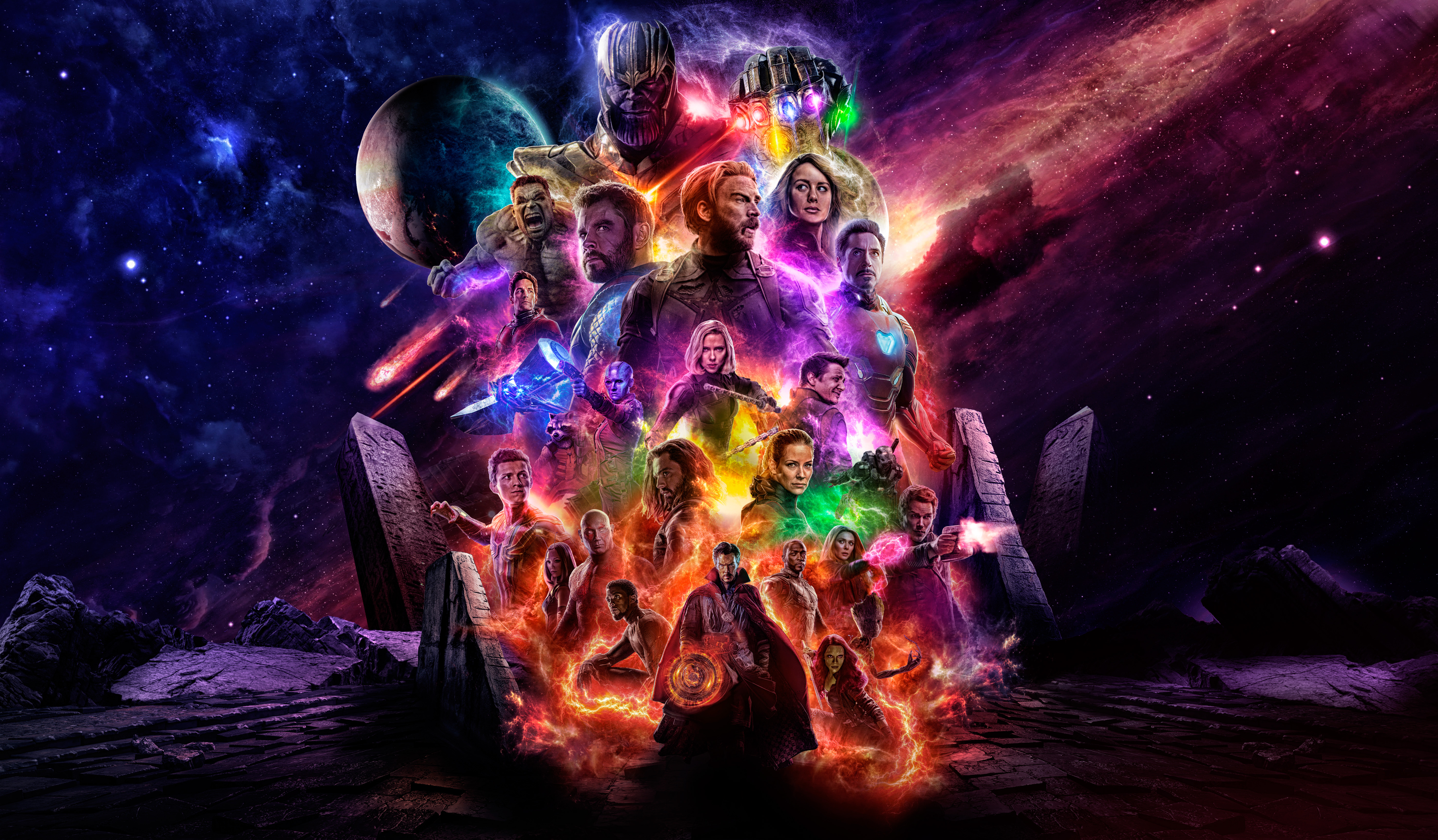 Avengers from Marvel Cinematic Universe HD Wallpaper