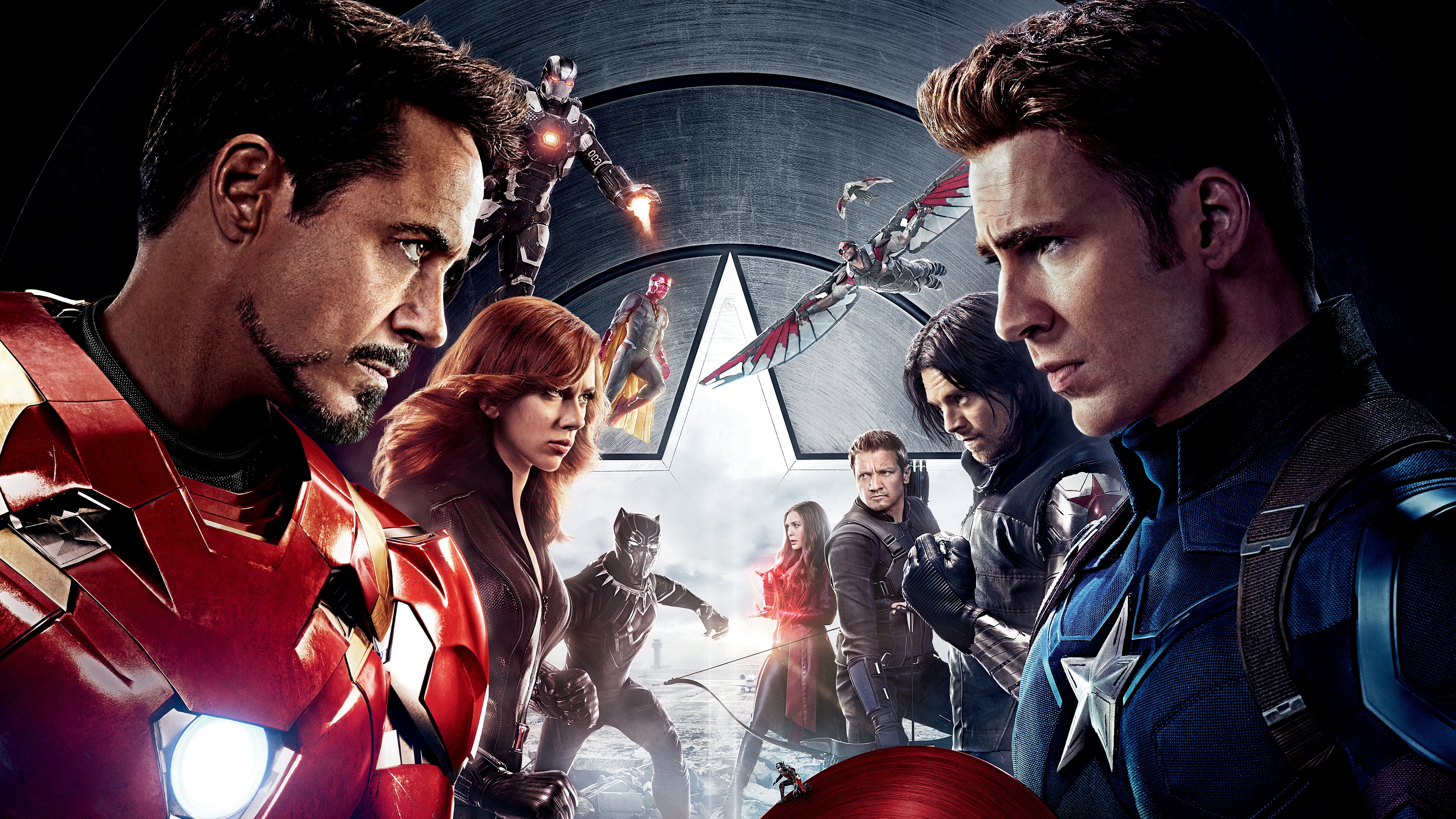 Captain America: Civil War characters HD Wallpaper