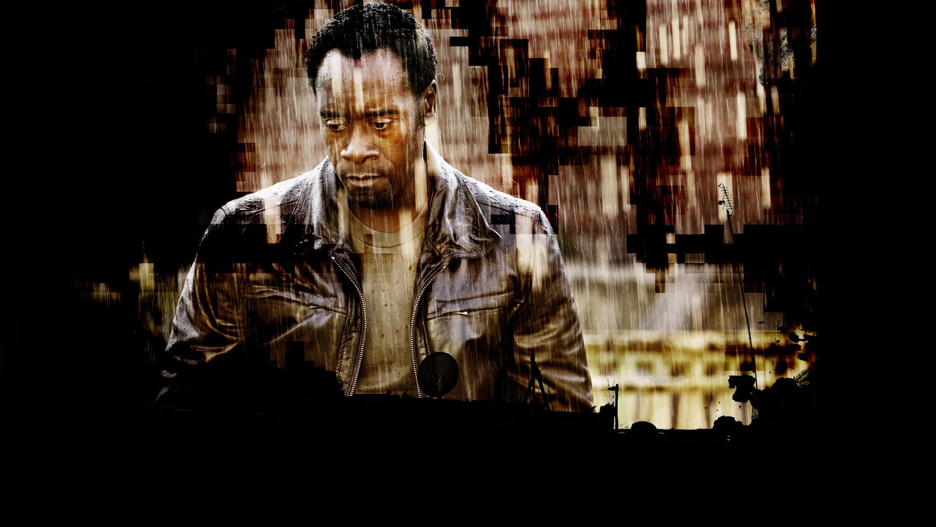 Don Cheadle in Rain HD Wallpaper