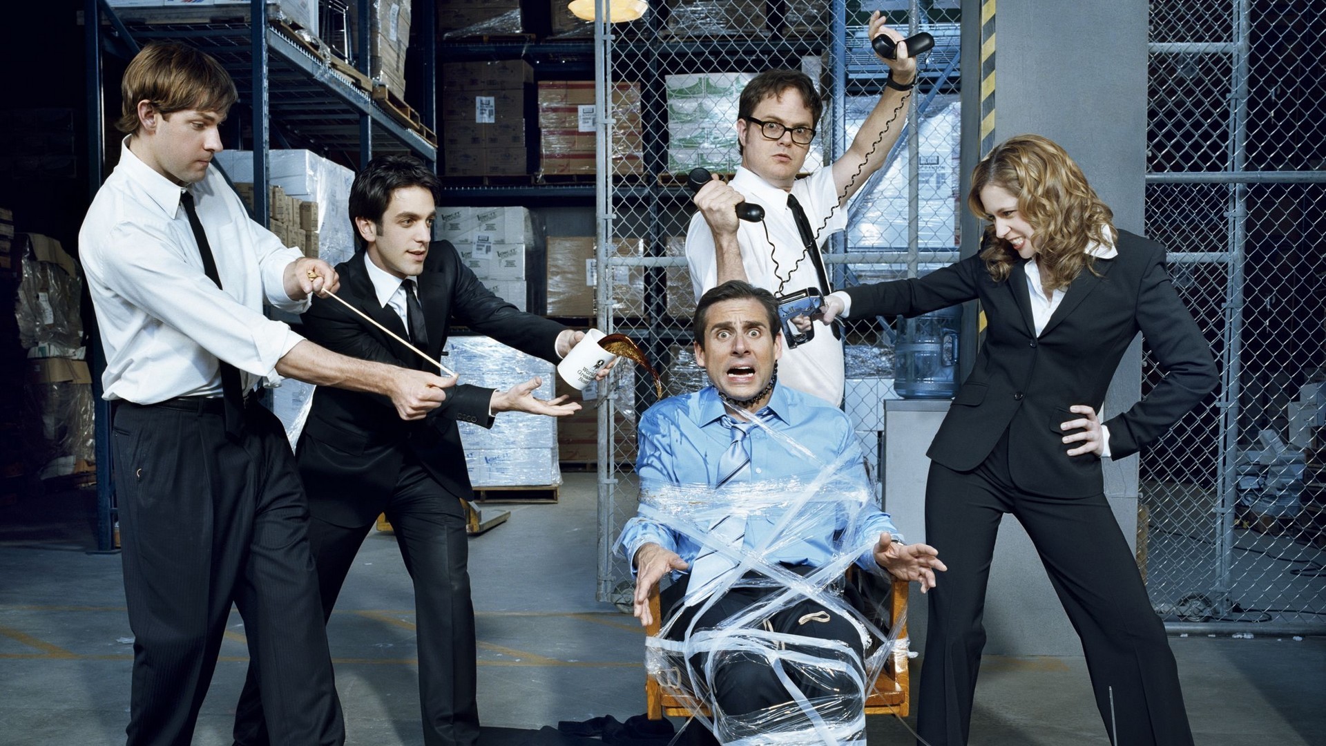 The Office: Michael Scott tied up HD Wallpaper