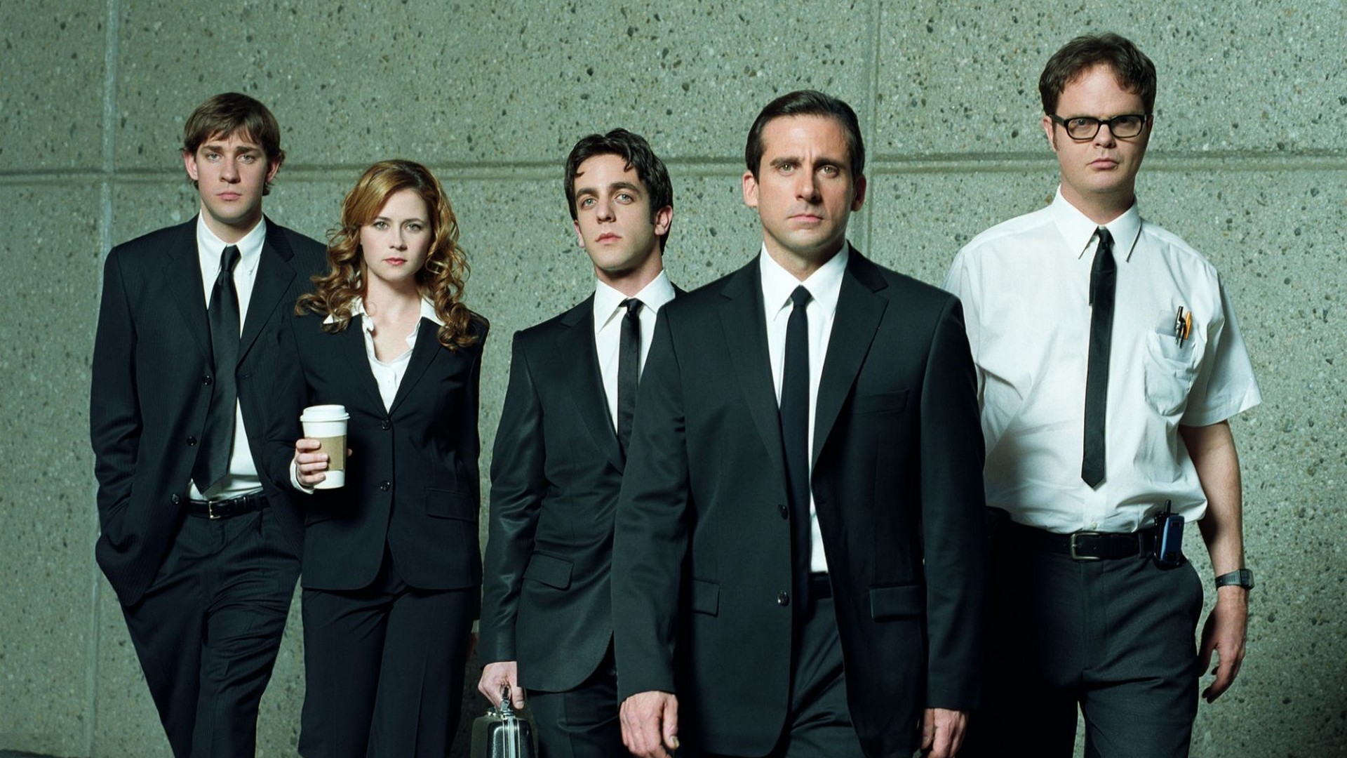 The Office Cast in Suits HD Wallpaper