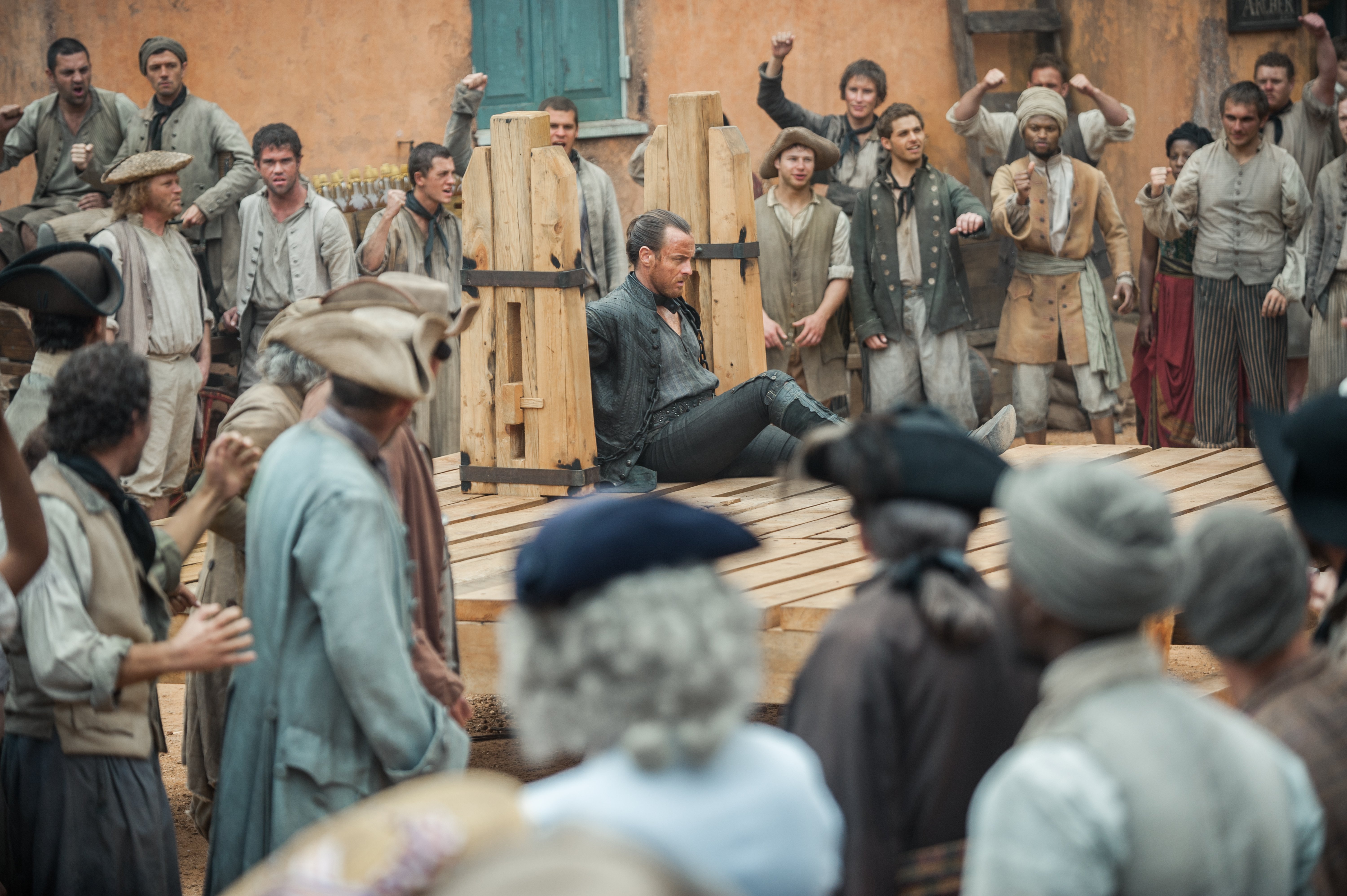 Toby Stephens in a historical drama scene HD Wallpaper