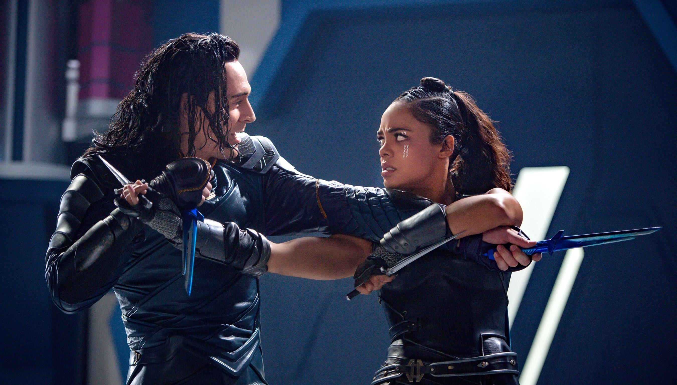 Loki and Valkyrie from Thor: Ragnarok HD Wallpaper