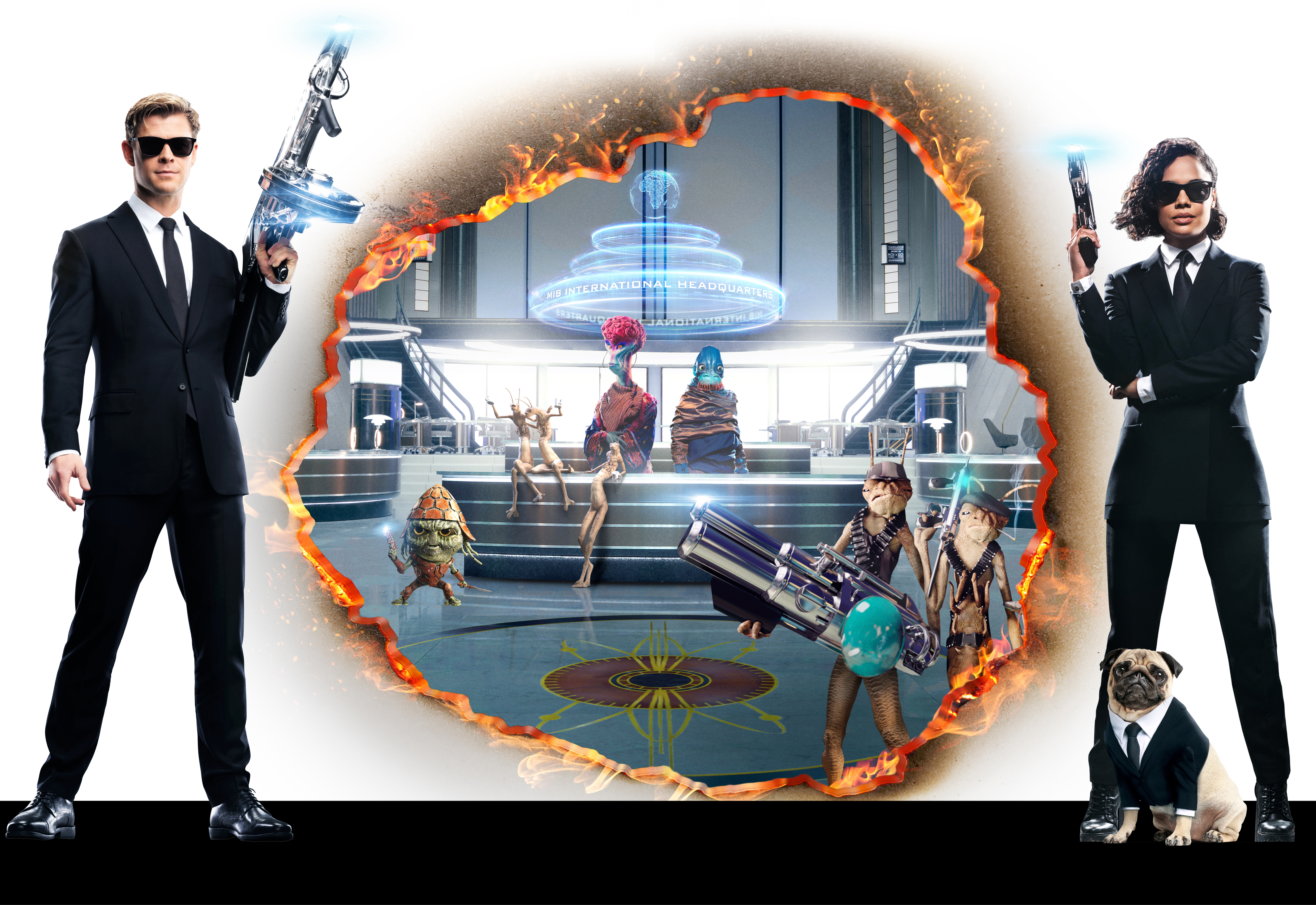 Men in Black: International Agents and Aliens HD Wallpaper