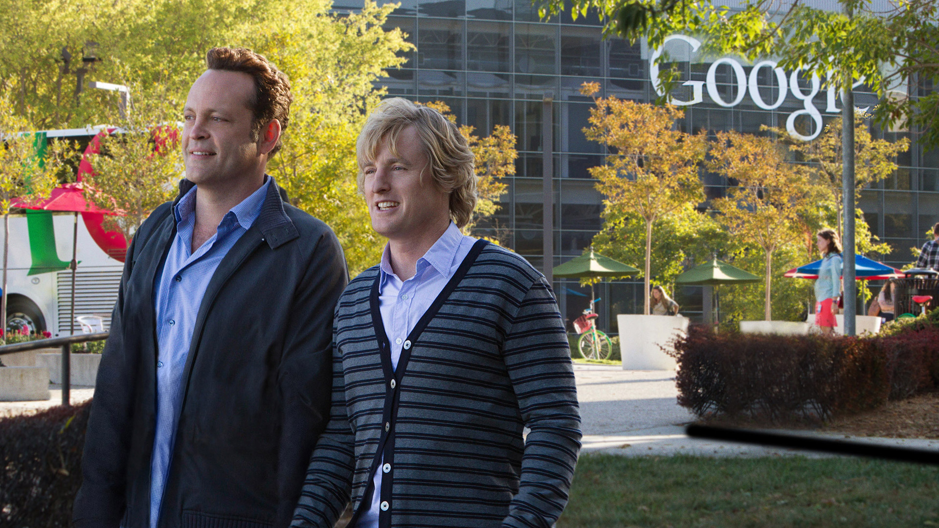 Owen Wilson and Vince Vaughn at Google HD Wallpaper