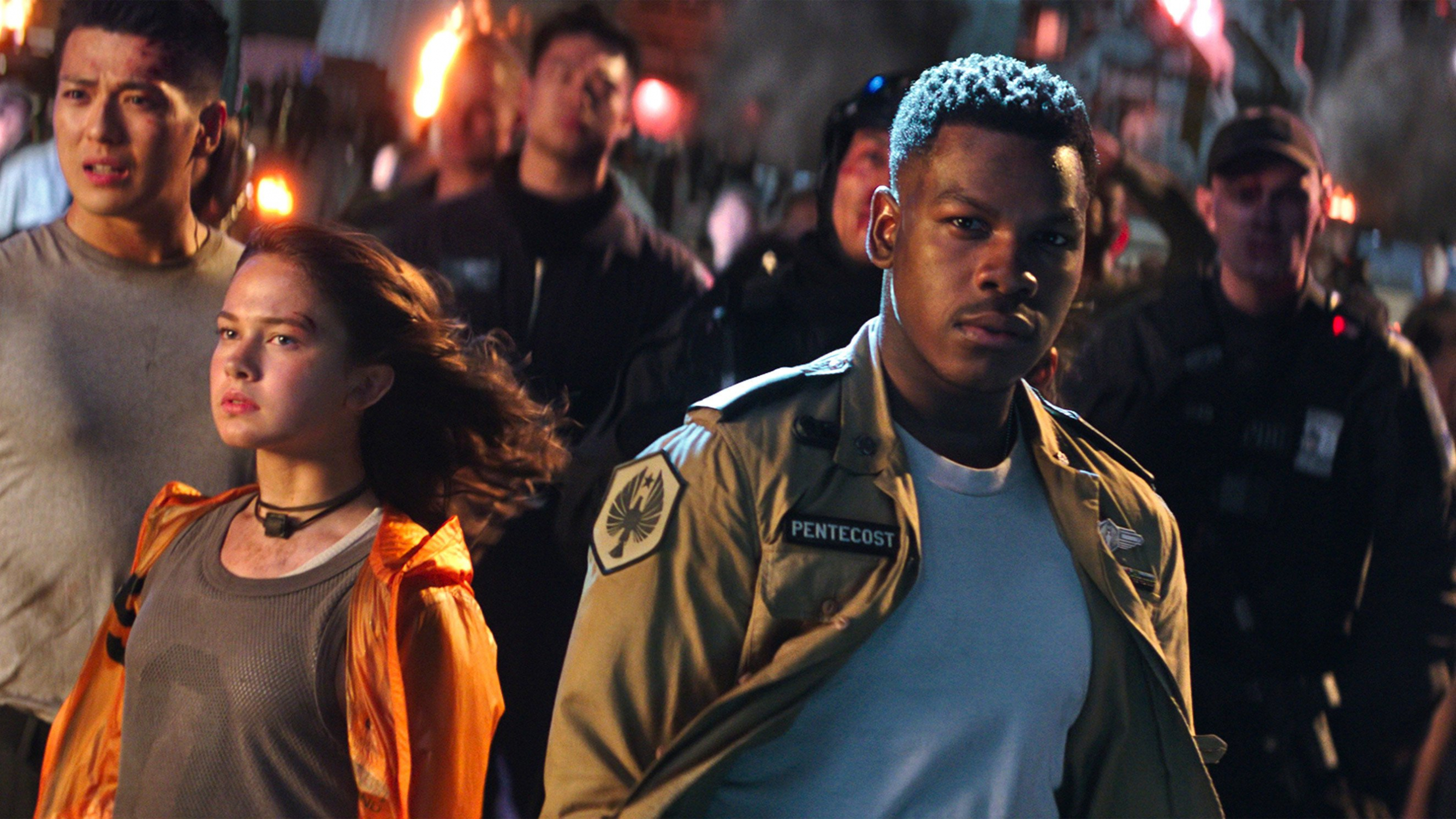 Jake Pentecost and Amara Namani from Pacific Rim: Uprising HD Wallpaper