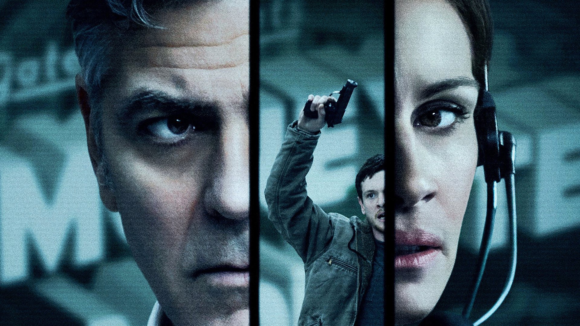 Money Monster: George Clooney, Julia Roberts, Jack O'Connell HD Wallpaper