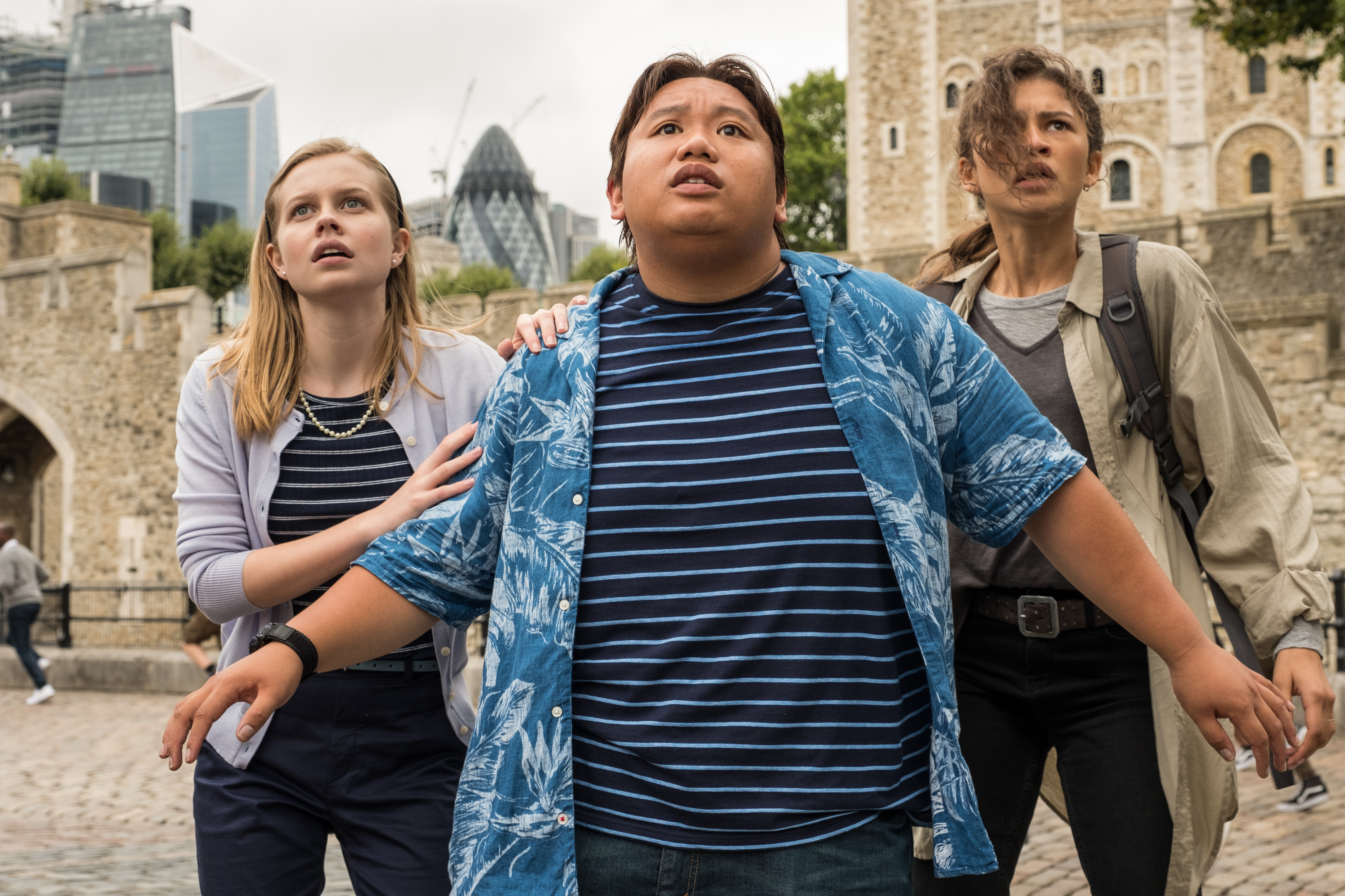 Ned Leeds, MJ, and Betty Brant in London HD Wallpaper