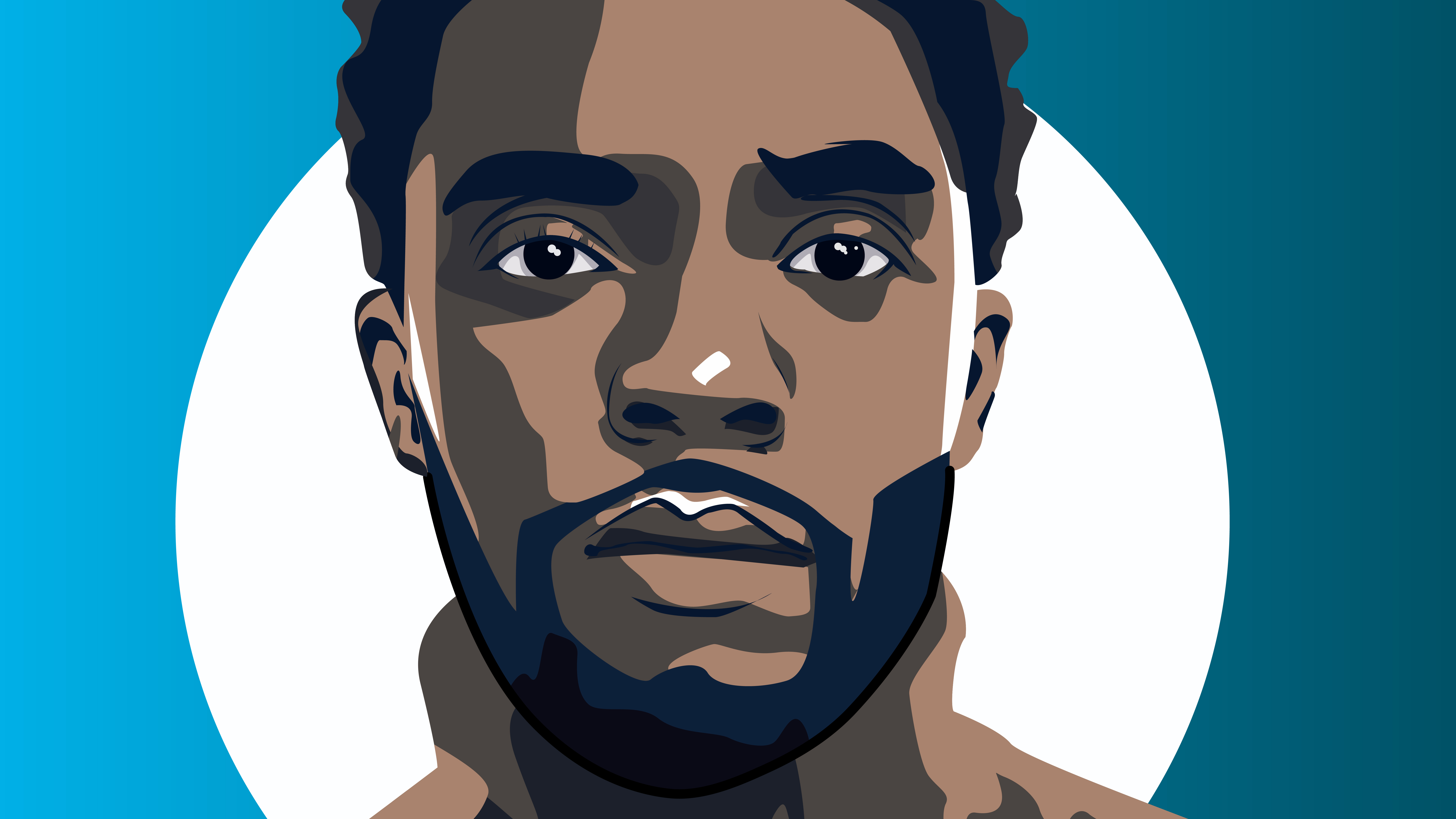 Chadwick Boseman portrait HD Wallpaper