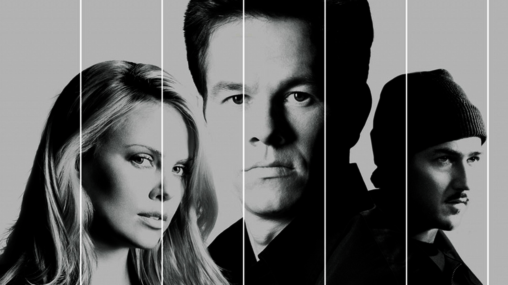 Edward Norton, Charlize Theron, and another man HD Wallpaper