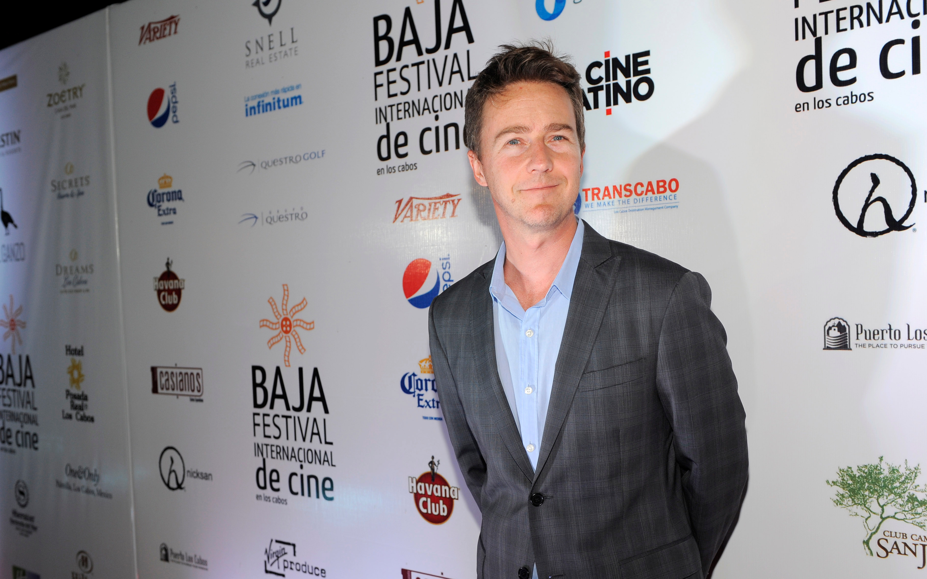 Edward Norton at Baja Festival Internacional de Cine HD Wallpaper