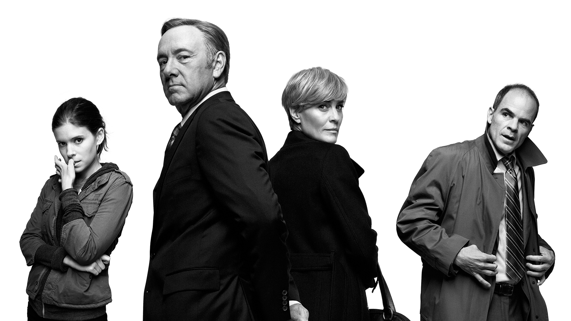 Kevin Spacey and cast from House of Cards HD Wallpaper
