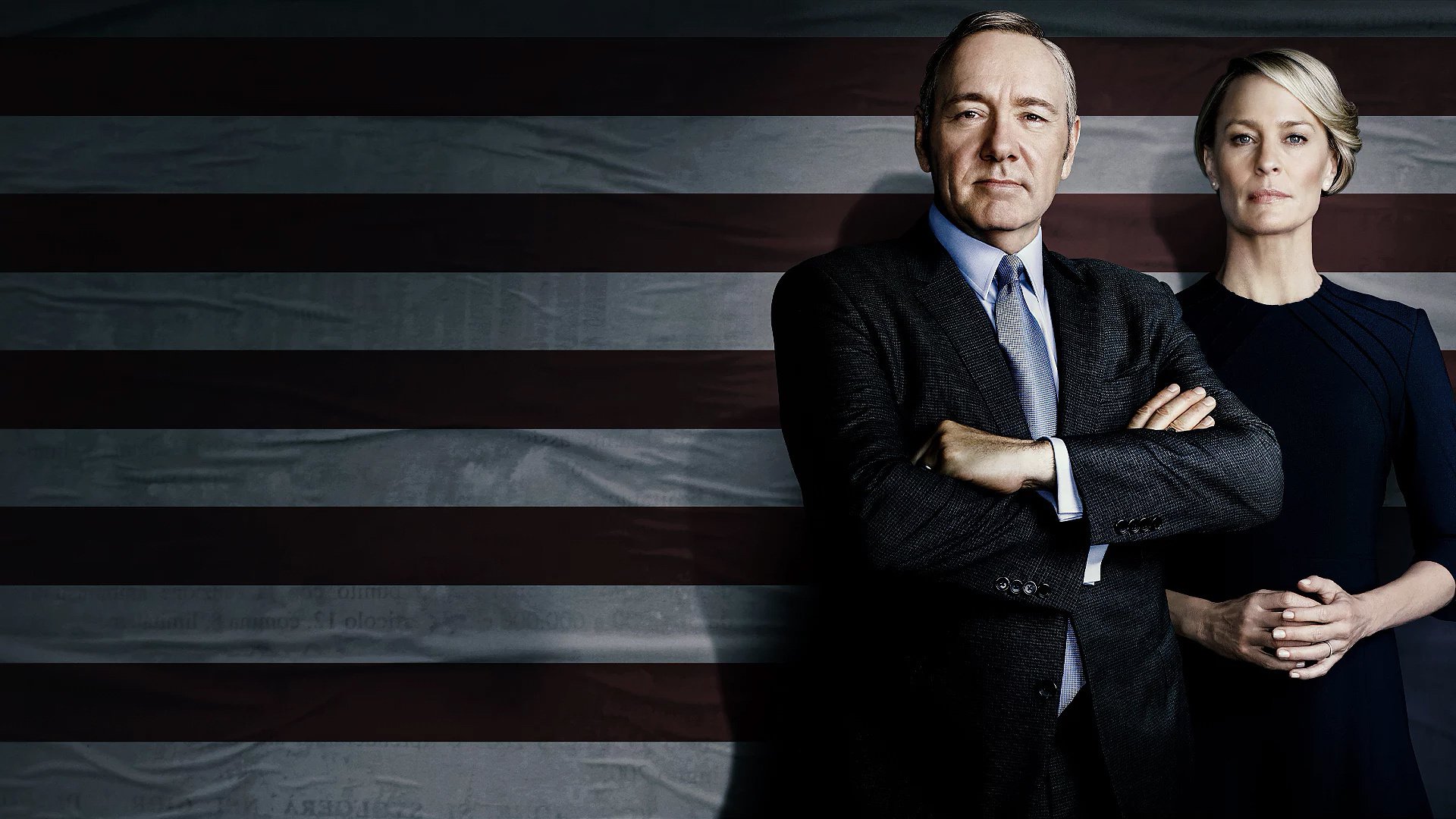 Kevin Spacey and Robin Wright from House of Cards HD Wallpaper