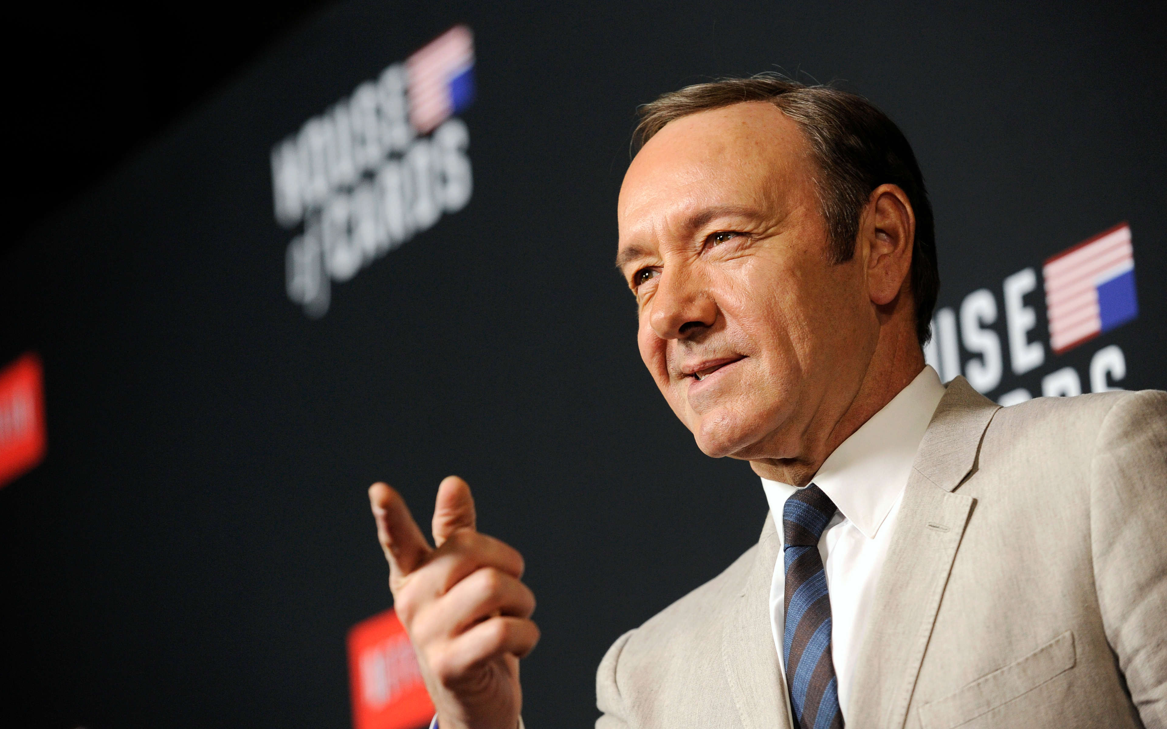 Kevin Spacey at House of Cards event HD Wallpaper