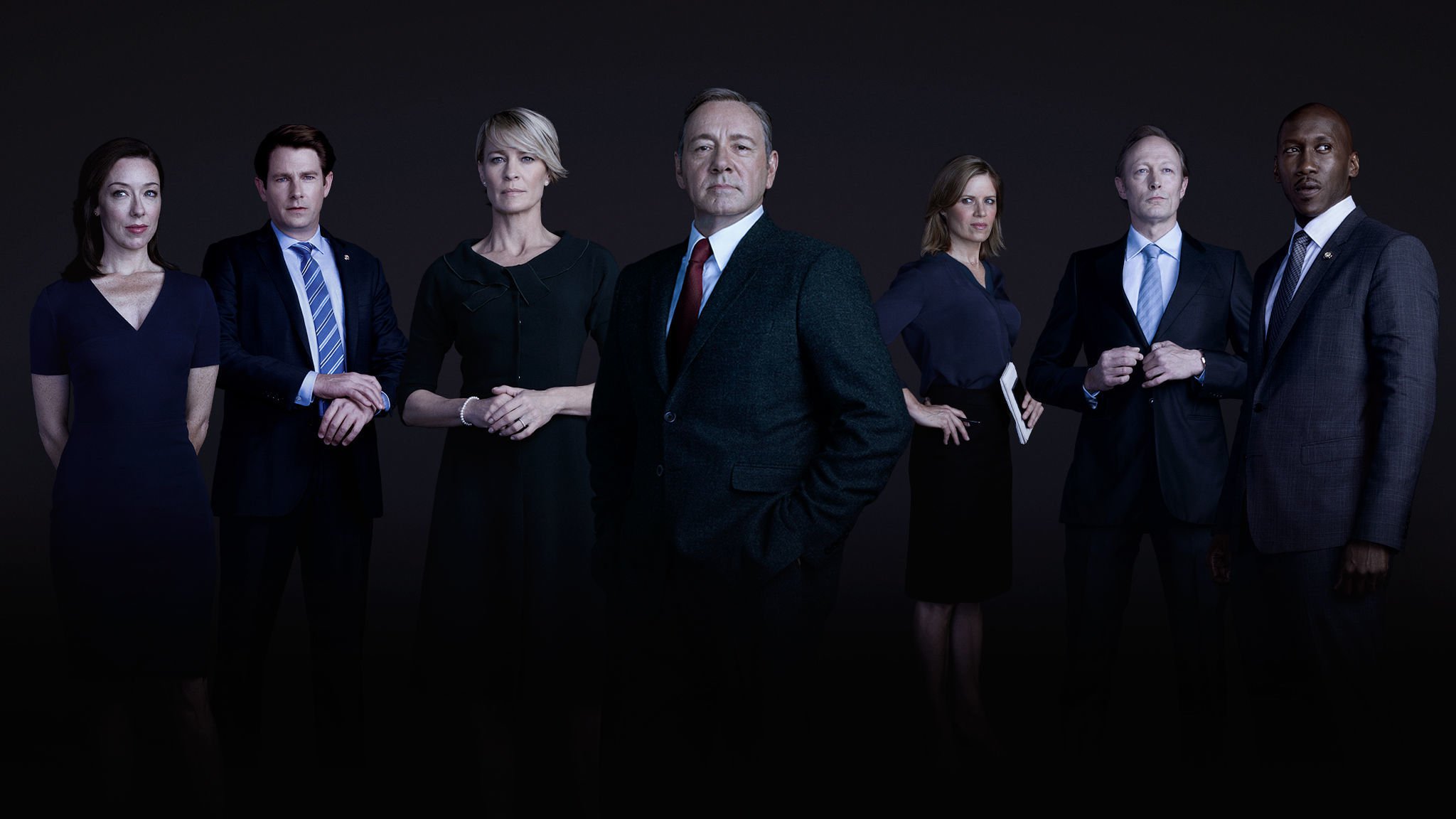 Kevin Spacey and cast of House of Cards HD Wallpaper