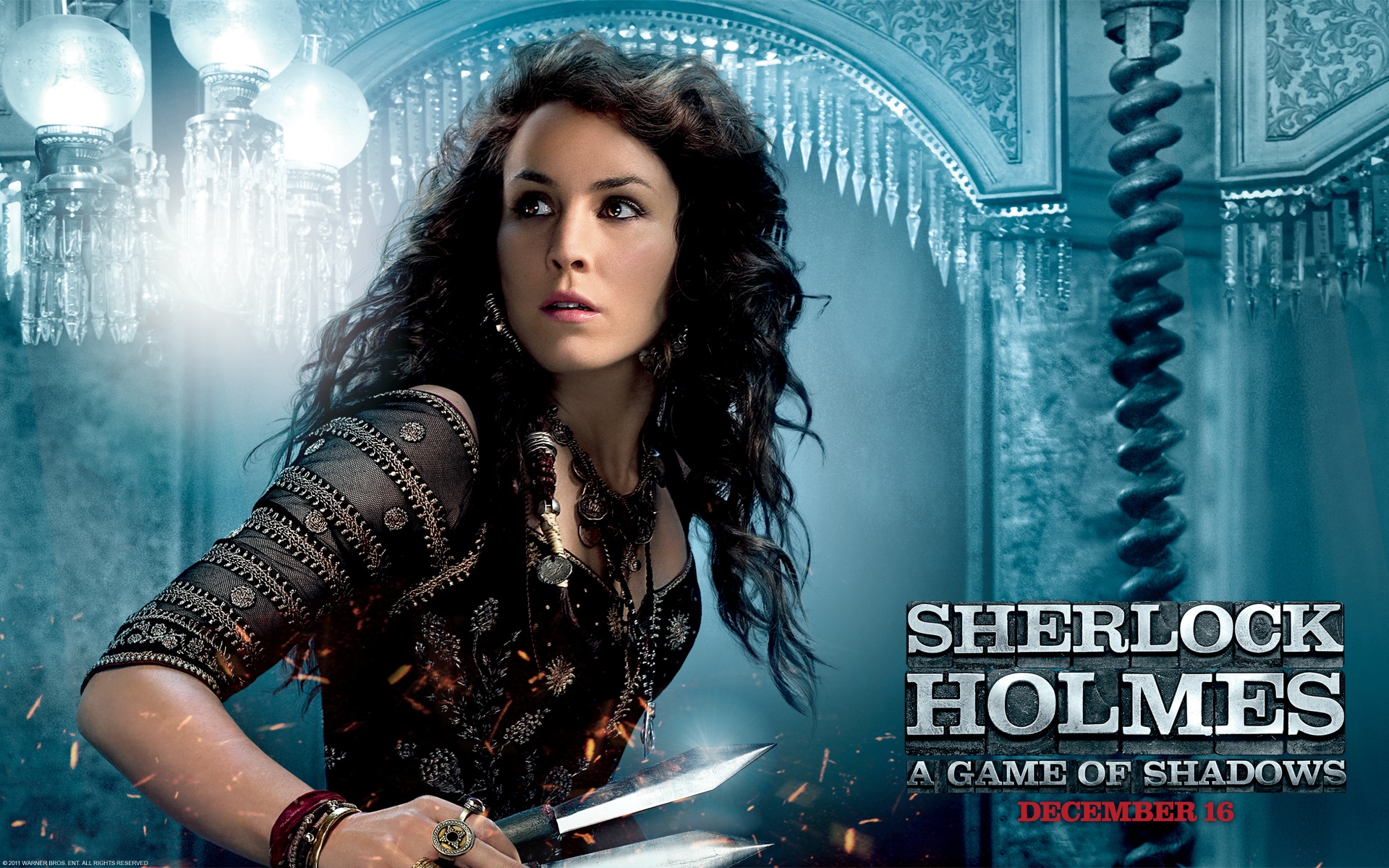 Noomi Rapace in Sherlock Holmes A Game of Shadows HD Wallpaper