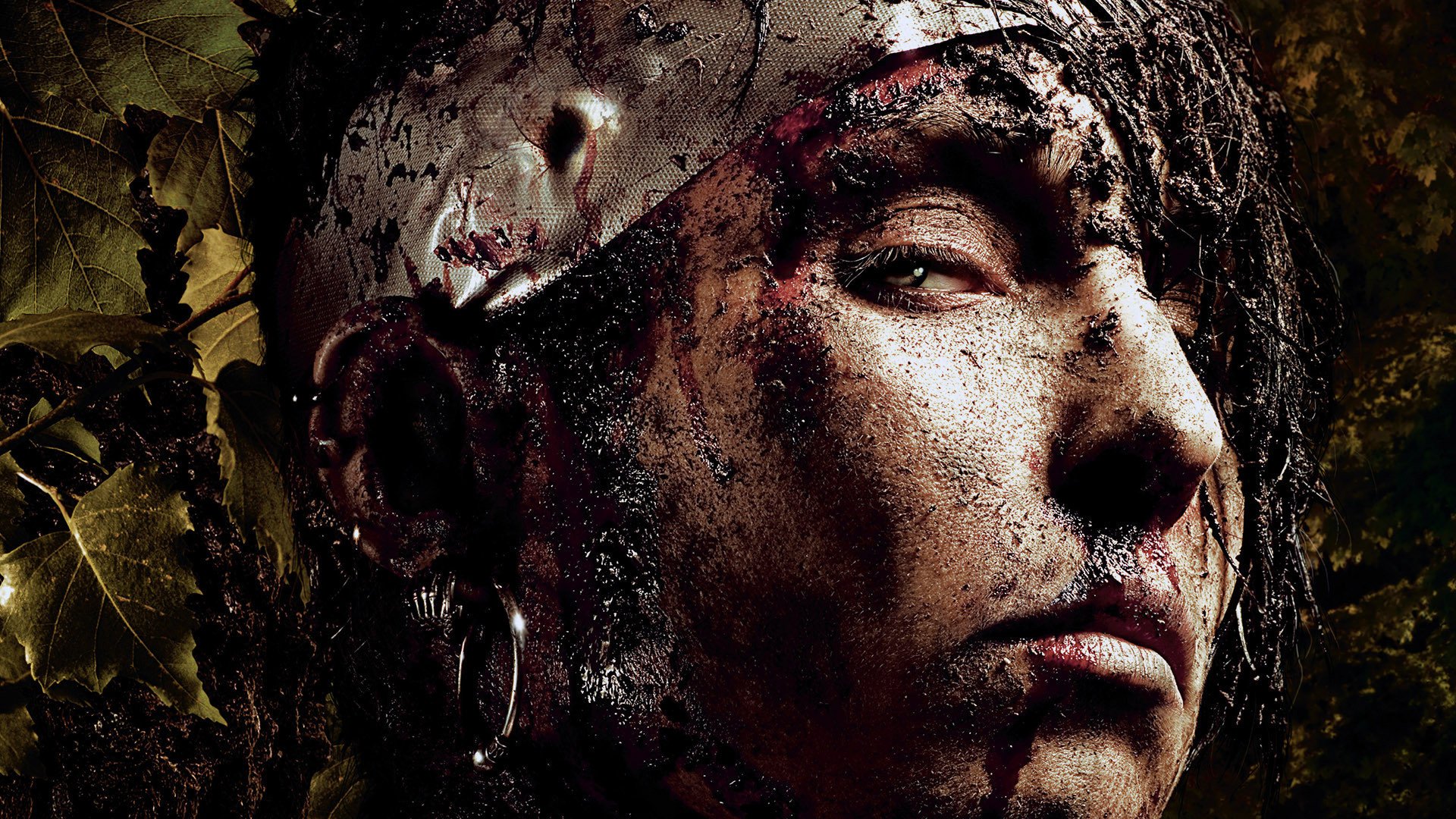 Noomi Rapace covered in dirt and blood HD Wallpaper