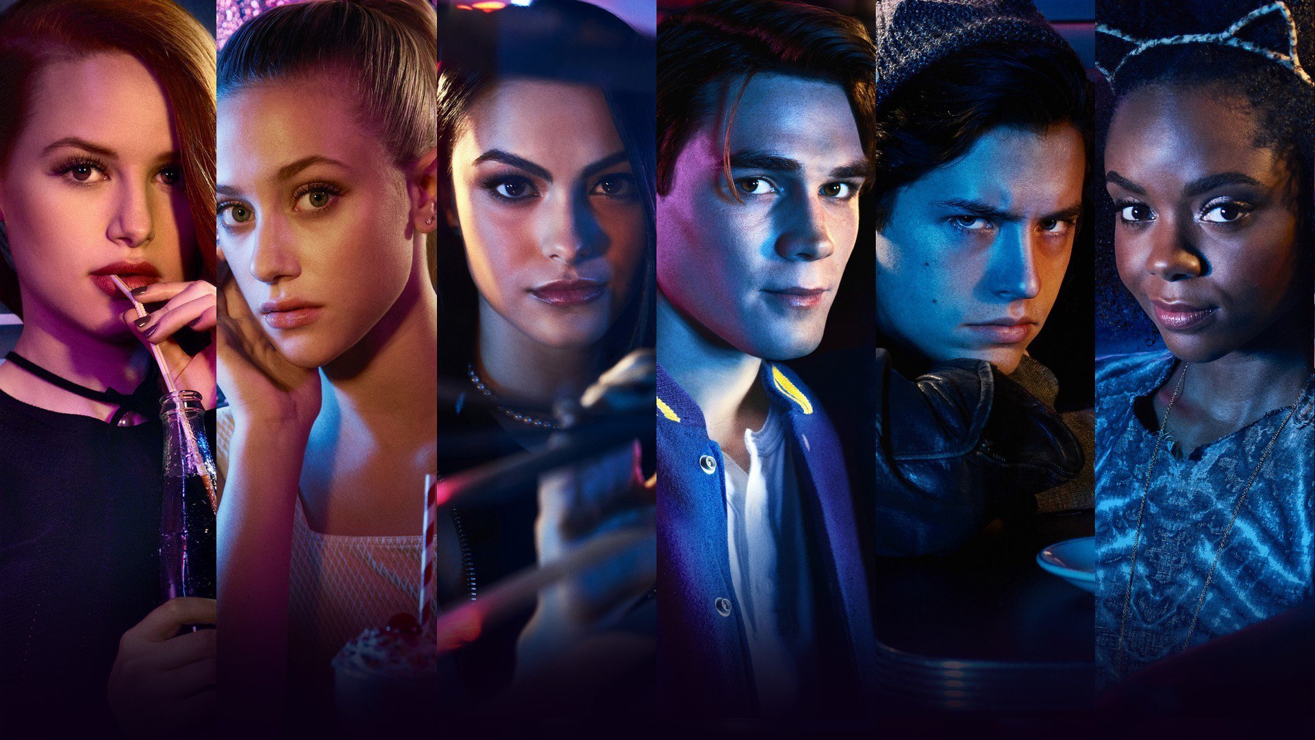 Riverdale characters collage HD Wallpaper