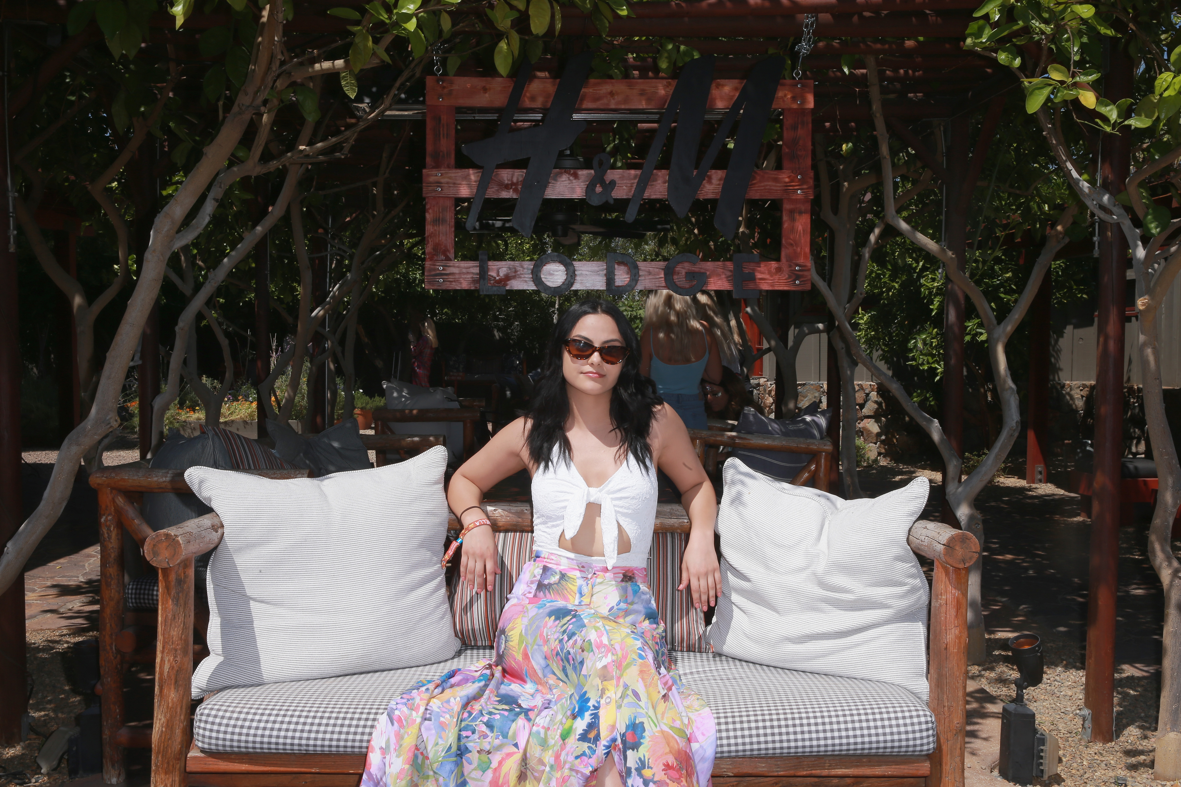 Camila Mendes at H&M Lodge HD Wallpaper