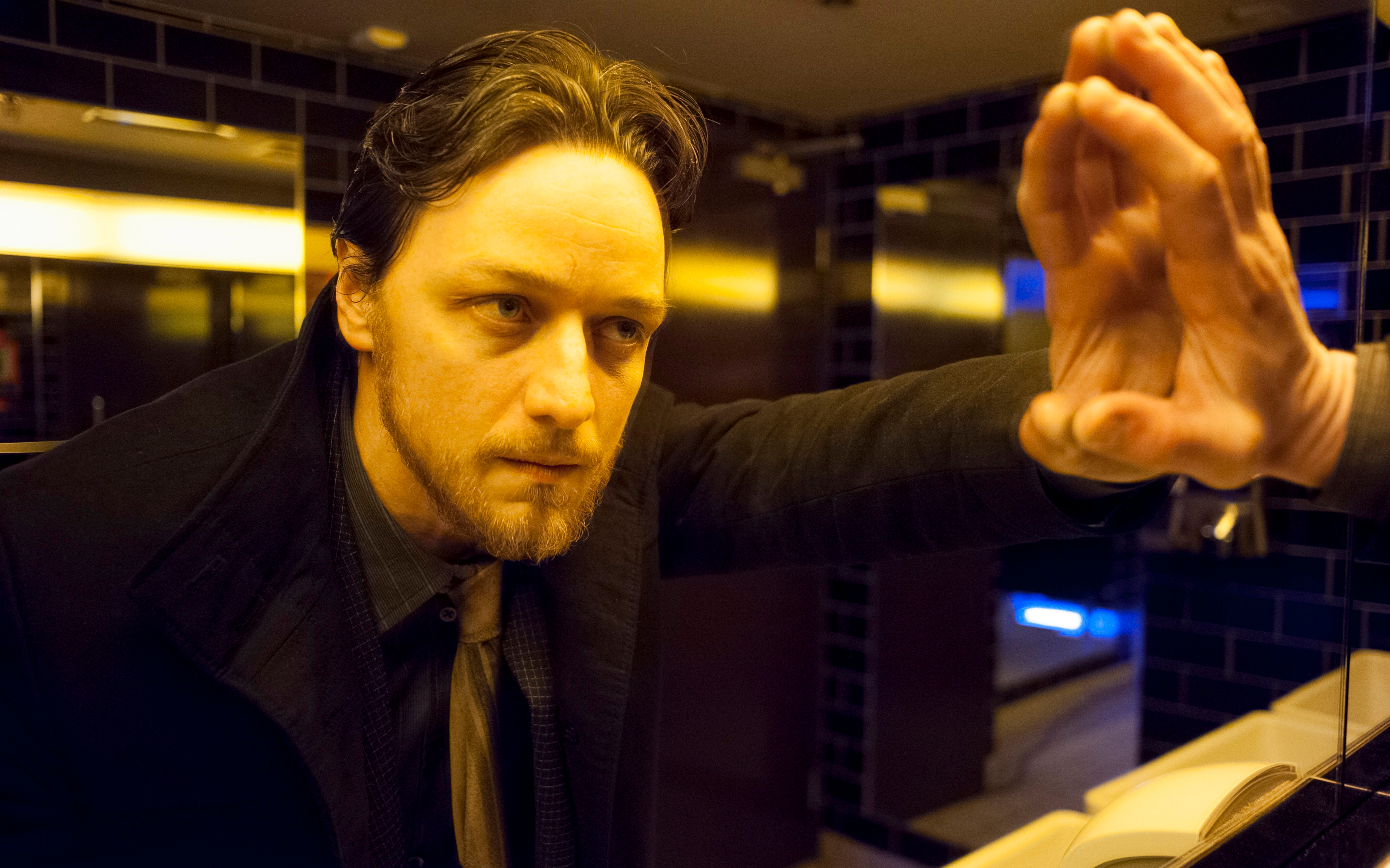 James McAvoy in a bathroom HD Wallpaper