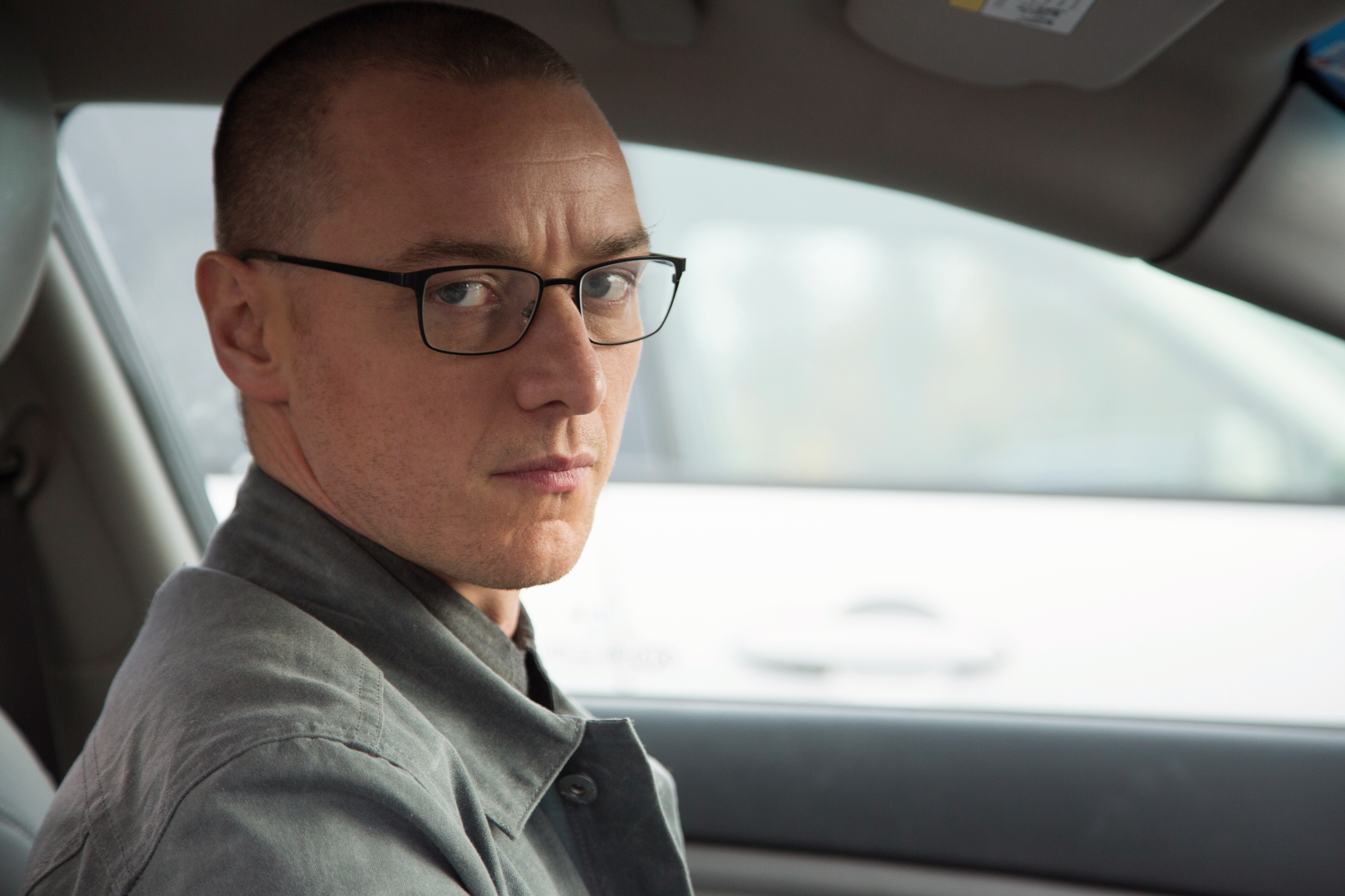 James McAvoy in a car HD Wallpaper
