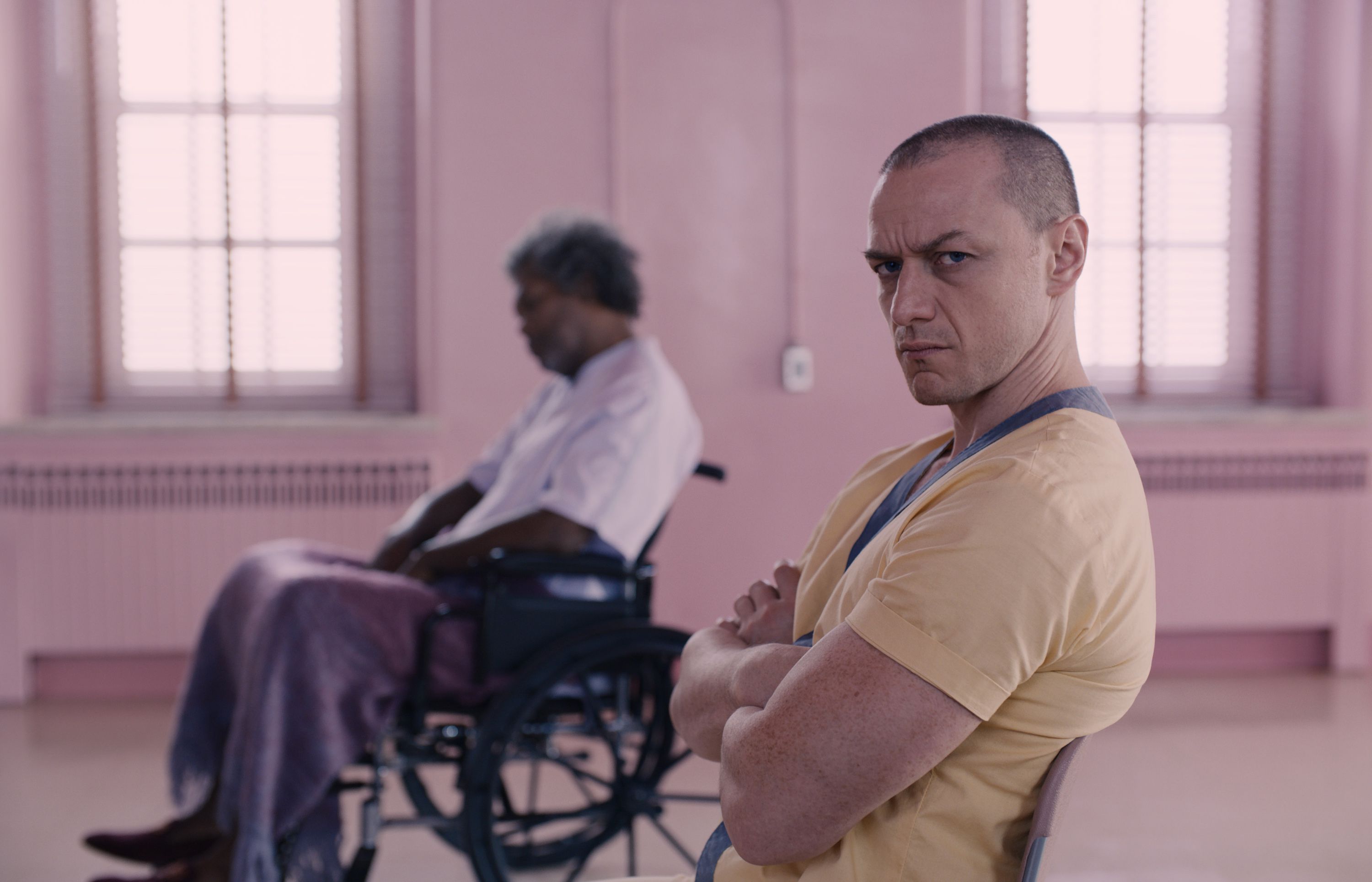 James McAvoy in a mental institution HD Wallpaper