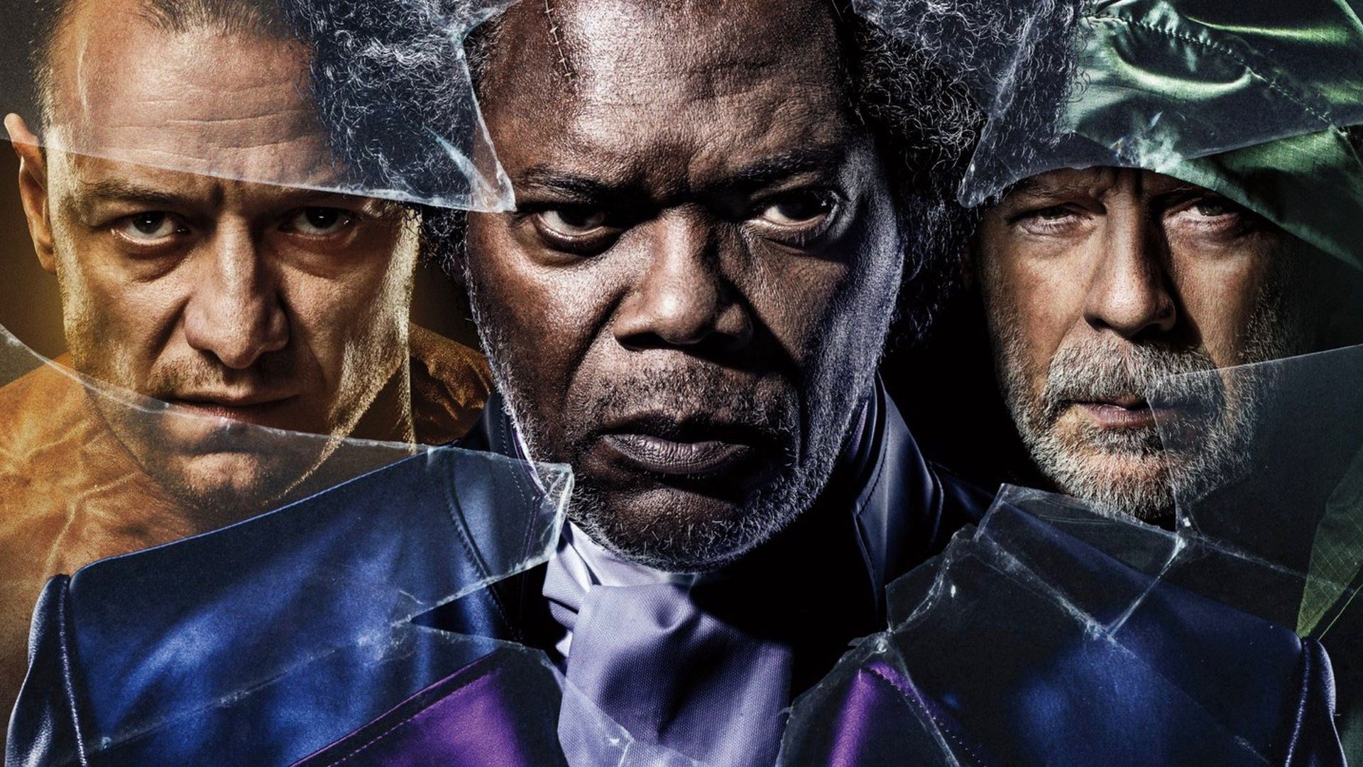 Glass: David Dunn, Elijah Price, and Kevin Wendell Crumb HD Wallpaper