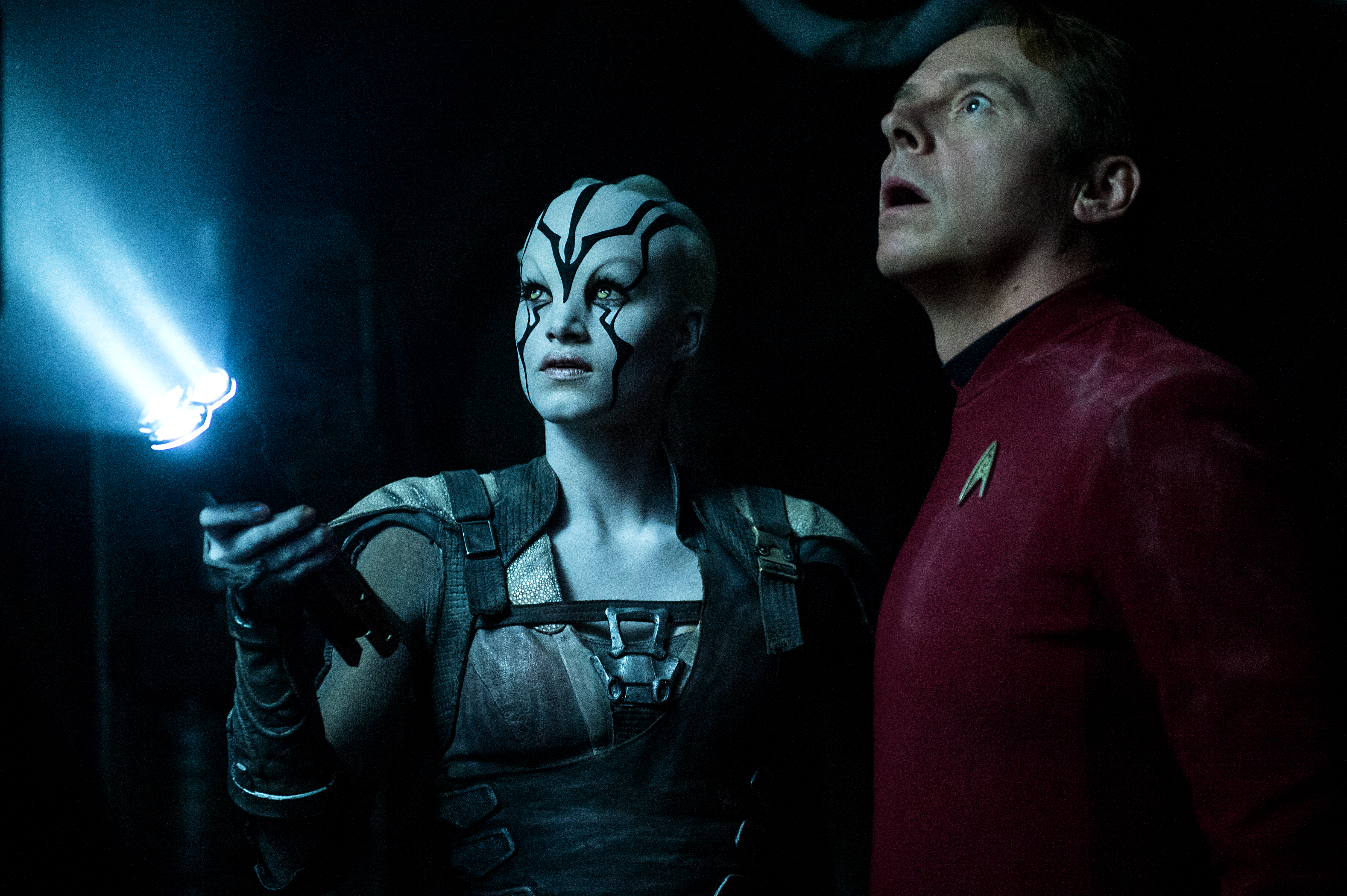 Jaylah and Scotty from Star Trek HD Wallpaper