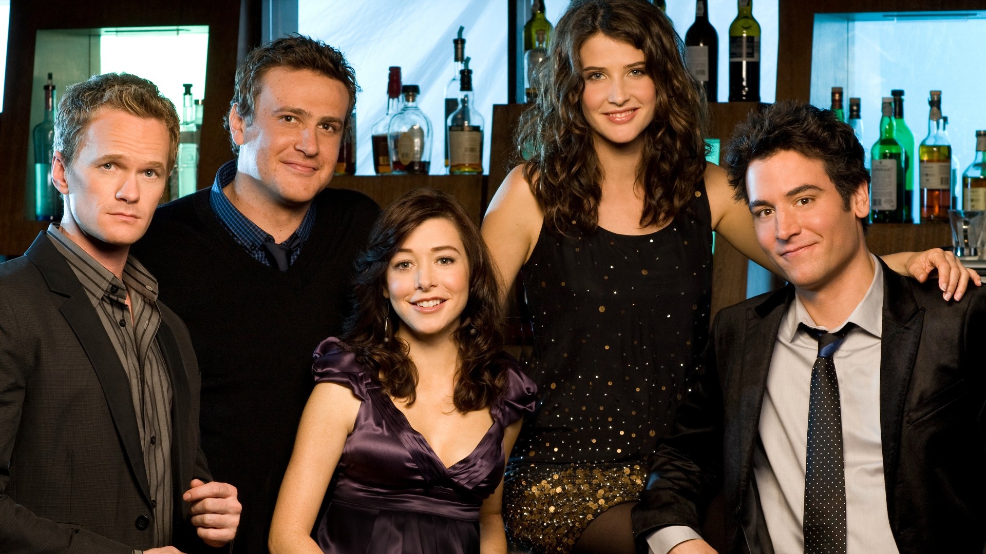 Neil Patrick Harris and cast of How I Met Your Mother HD Wallpaper