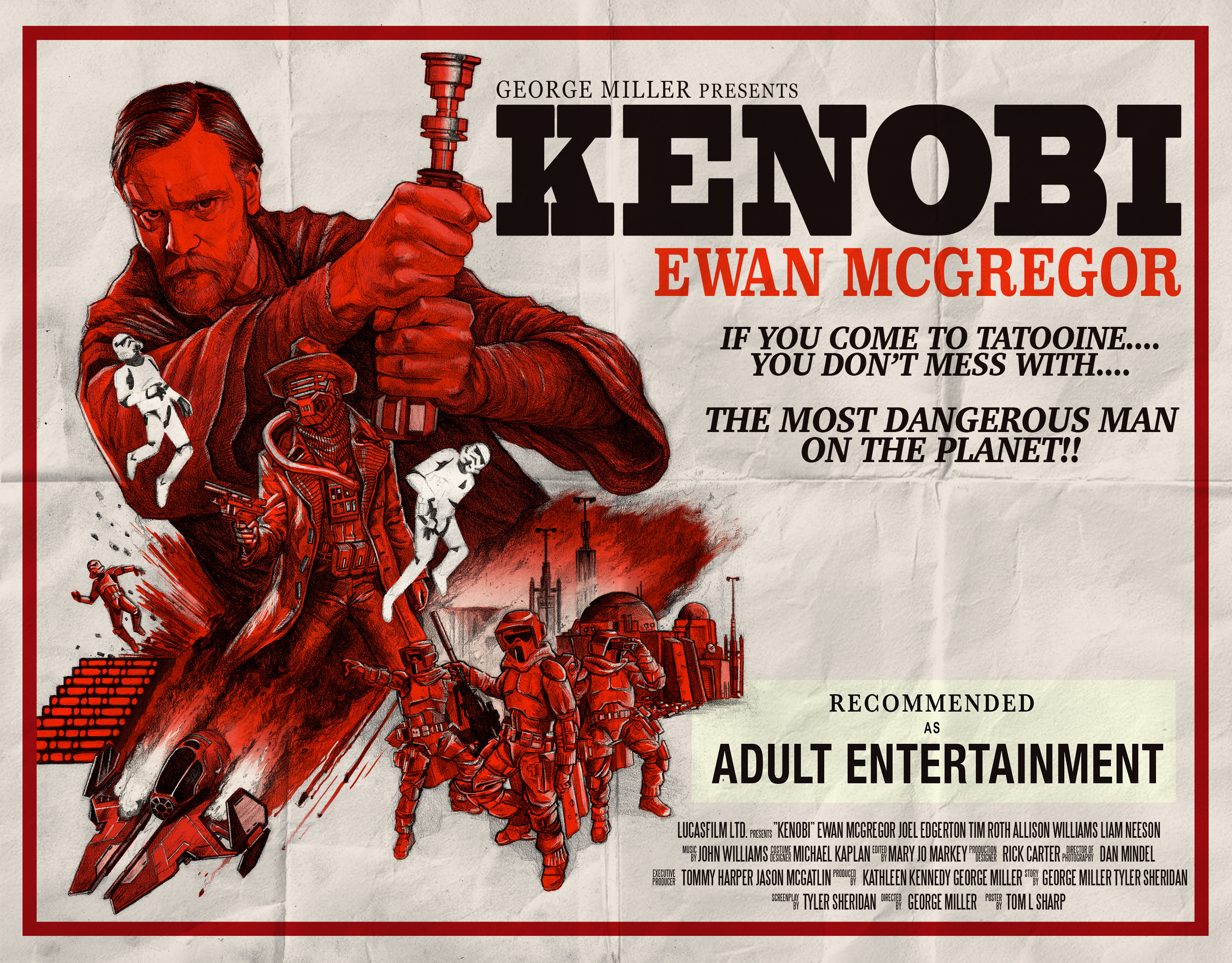 Kenobi Poster with Ewan McGregor HD Wallpaper