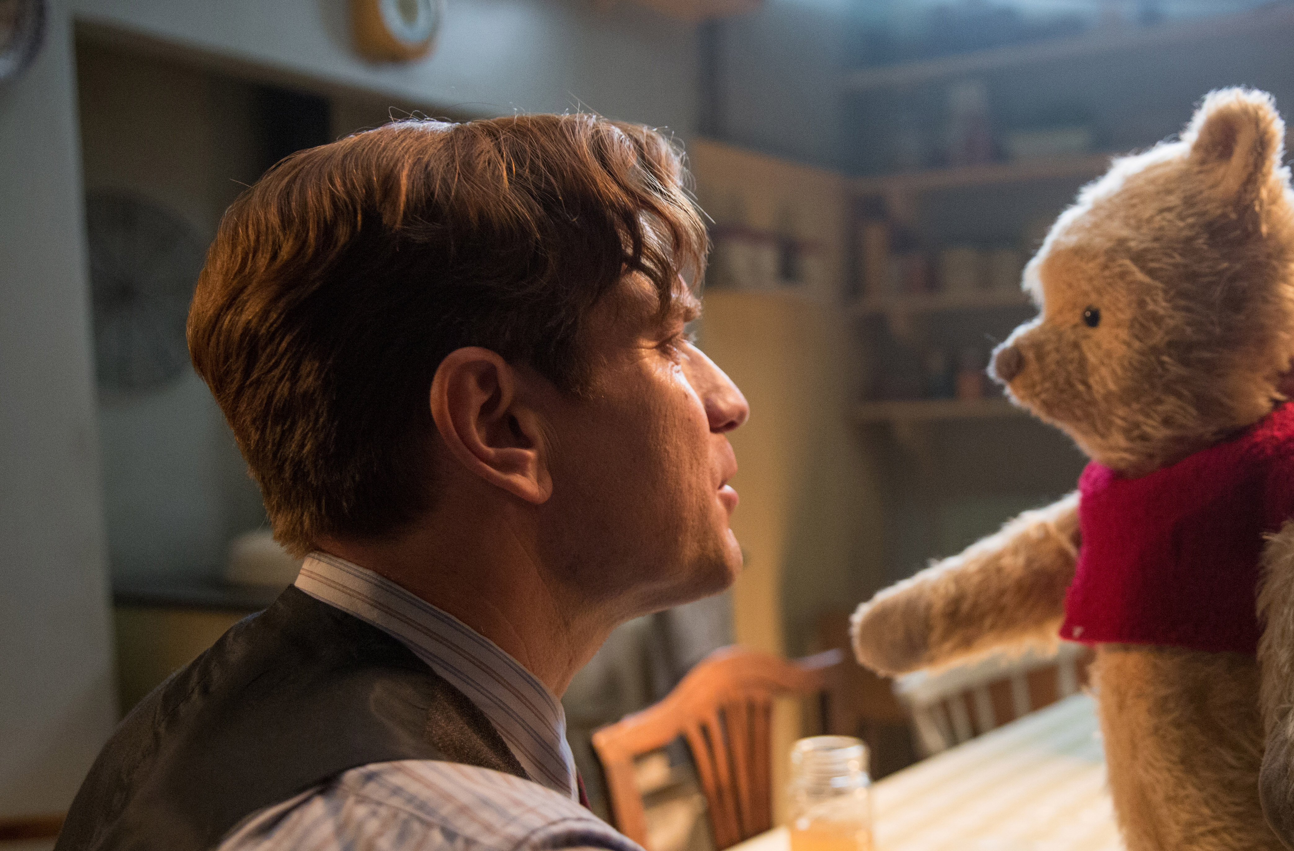Christopher Robin and Winnie the Pooh HD Wallpaper