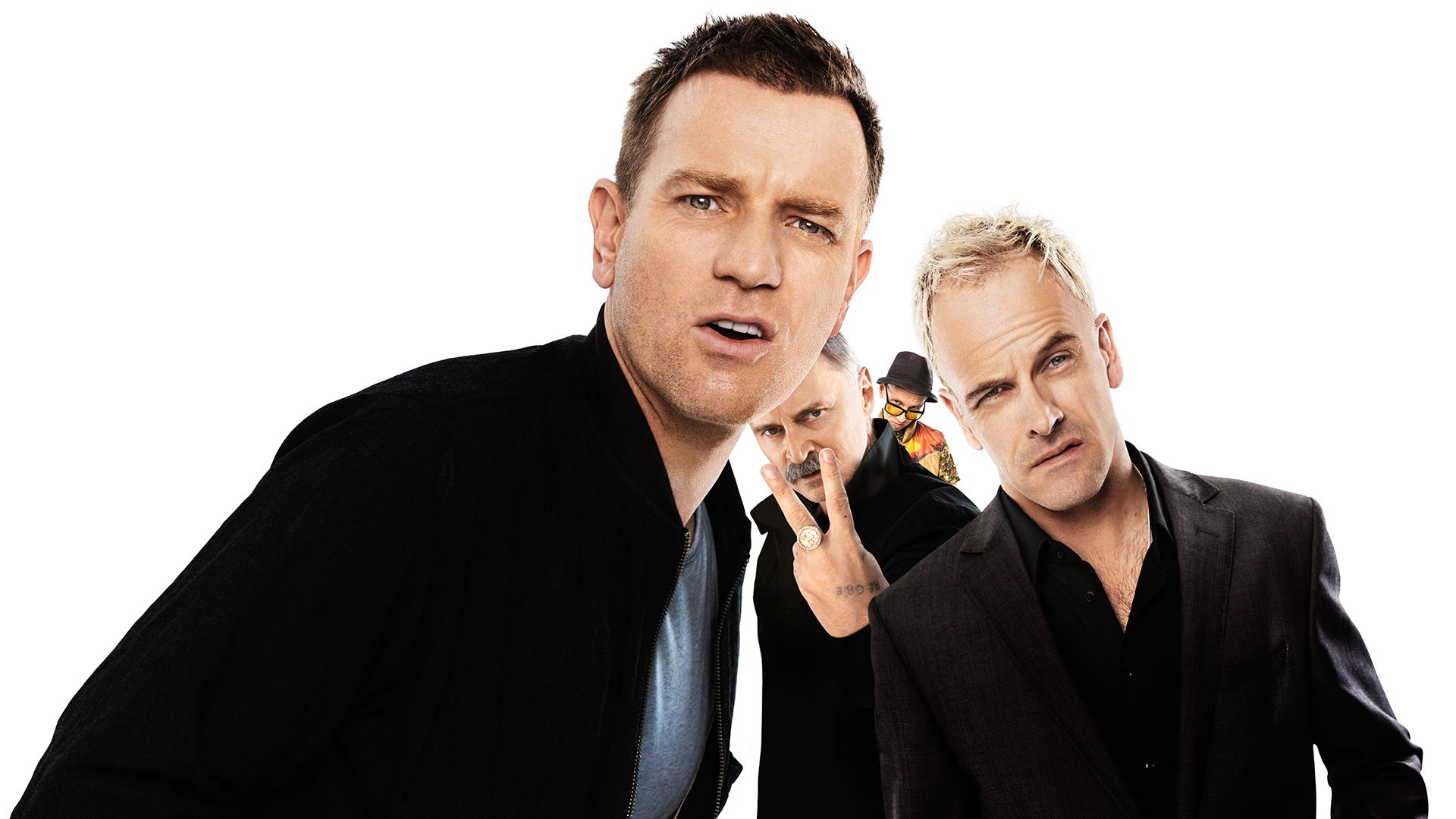 Ewan McGregor and cast from T2 Trainspotting HD Wallpaper