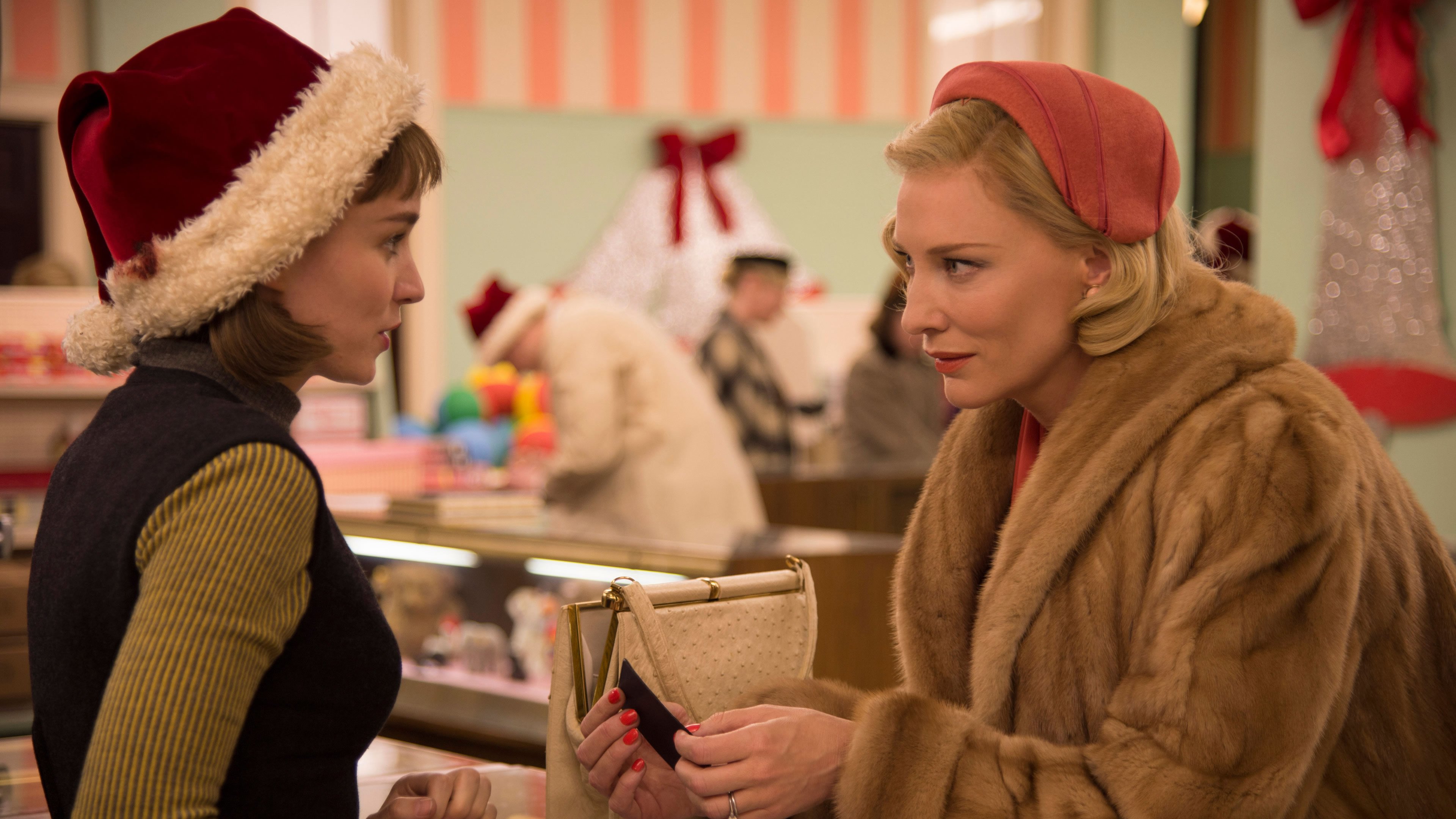 Rooney Mara and Cate Blanchett in Carol HD Wallpaper