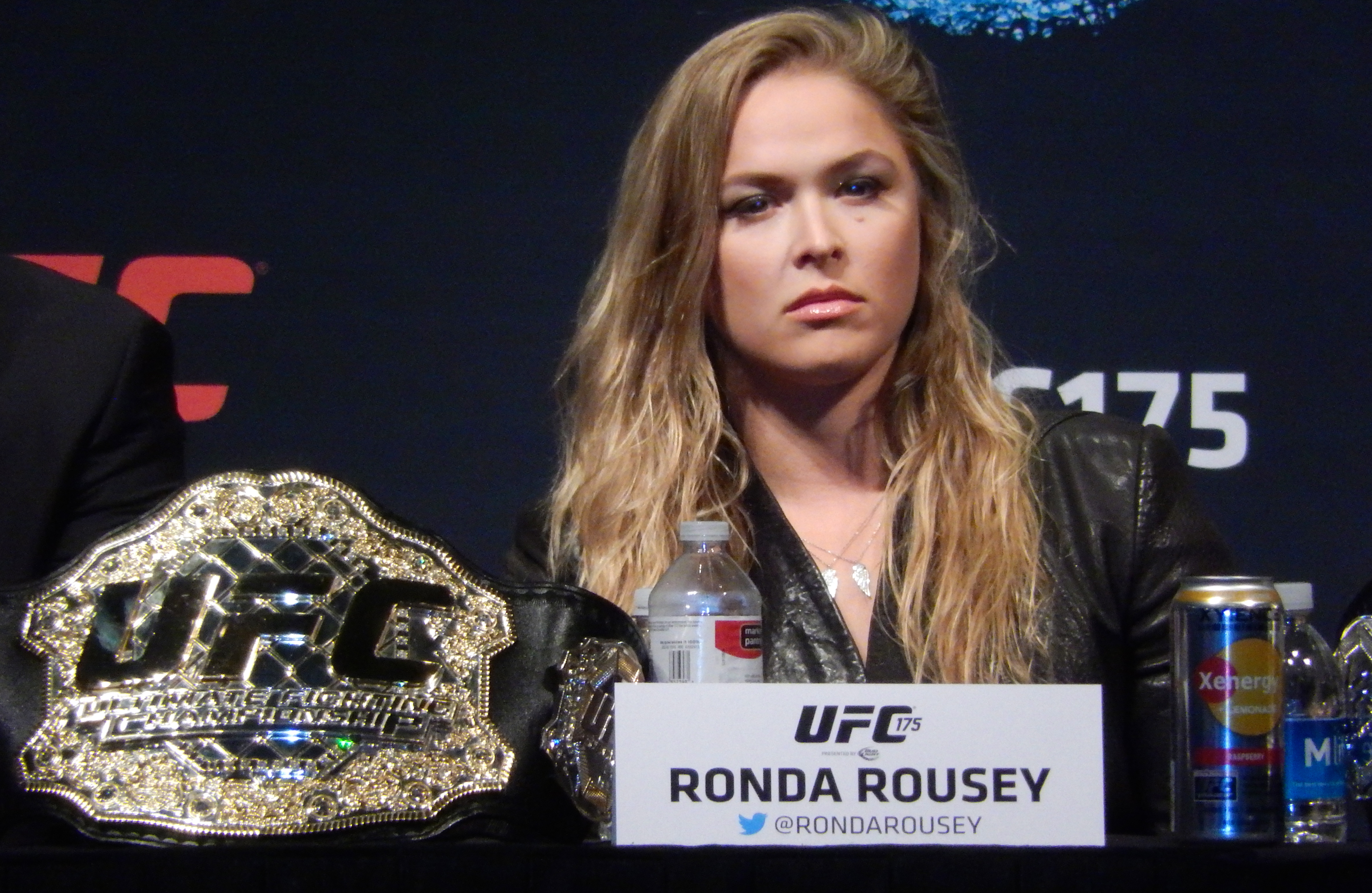 Ronda Rousey with UFC Championship Belt HD Wallpaper