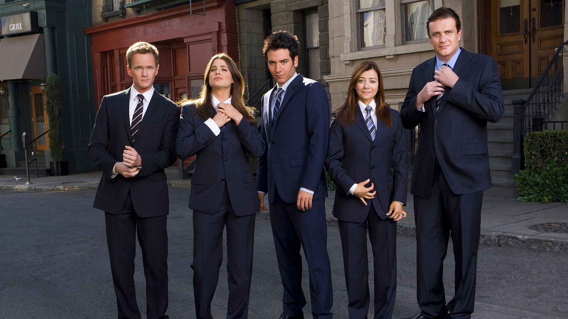 How I Met Your Mother cast in suits HD Wallpaper